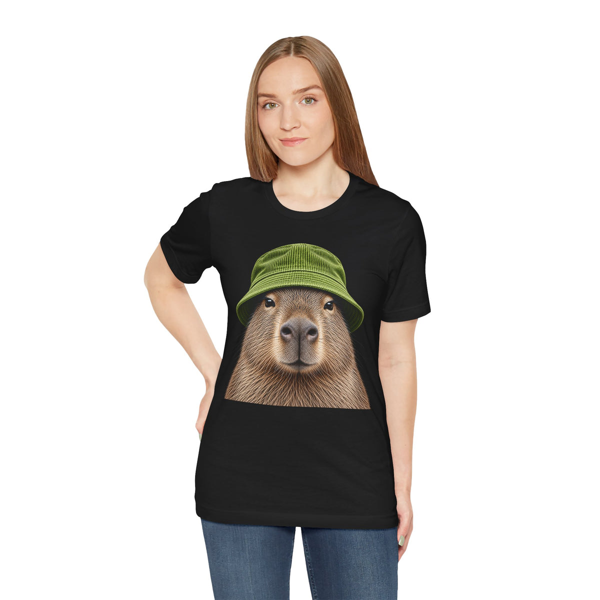 Capybara wearing a beanie graphic T-shirt - alternate product photo 18