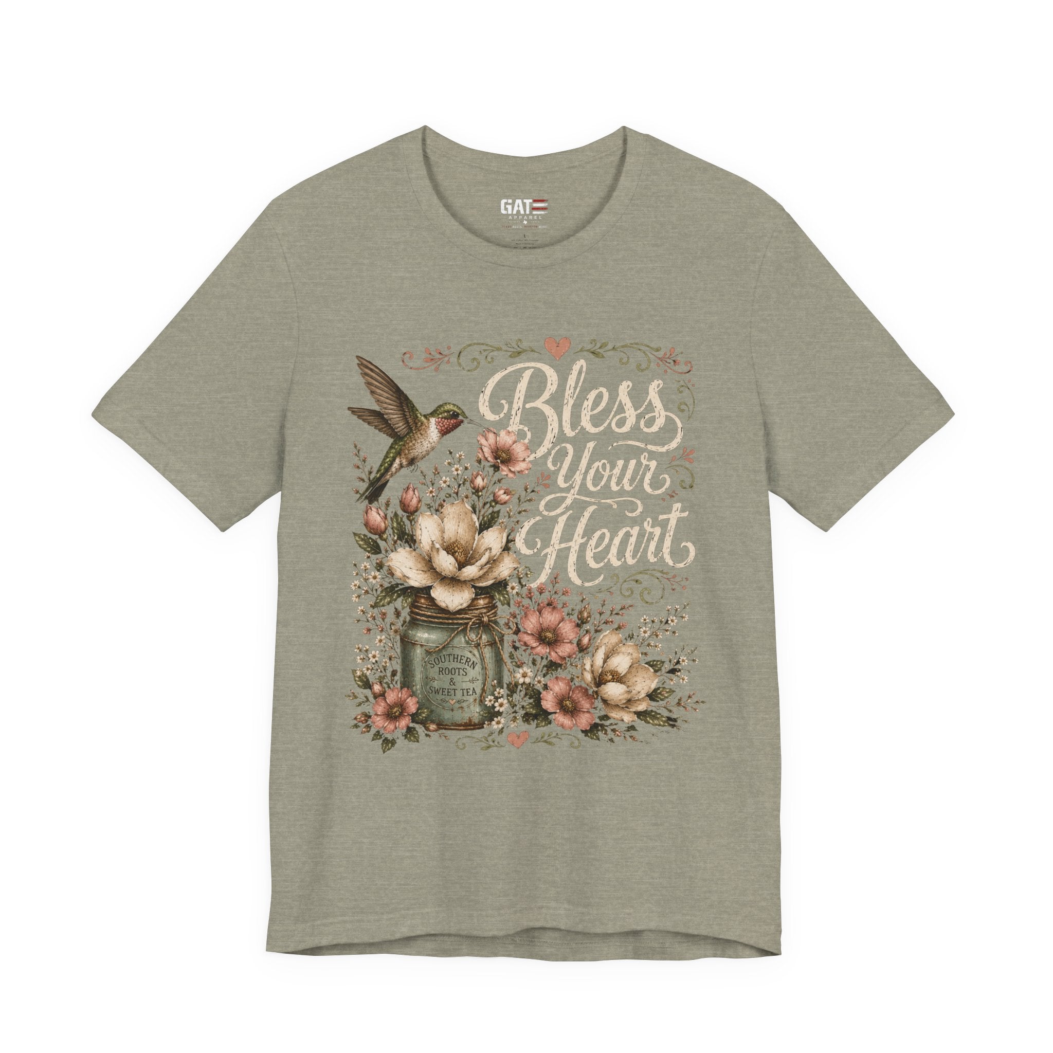 Funny Southern Shirt, Bless Your Heart Tee, Southern Humor Graphic Tee, Magnolia Floral Shirt, Country Girl Gift, Farmhouse Style Tee