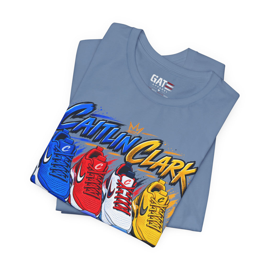 Caitlin Clark Built Different Sneaker Shirt | Indiana Fever Tee