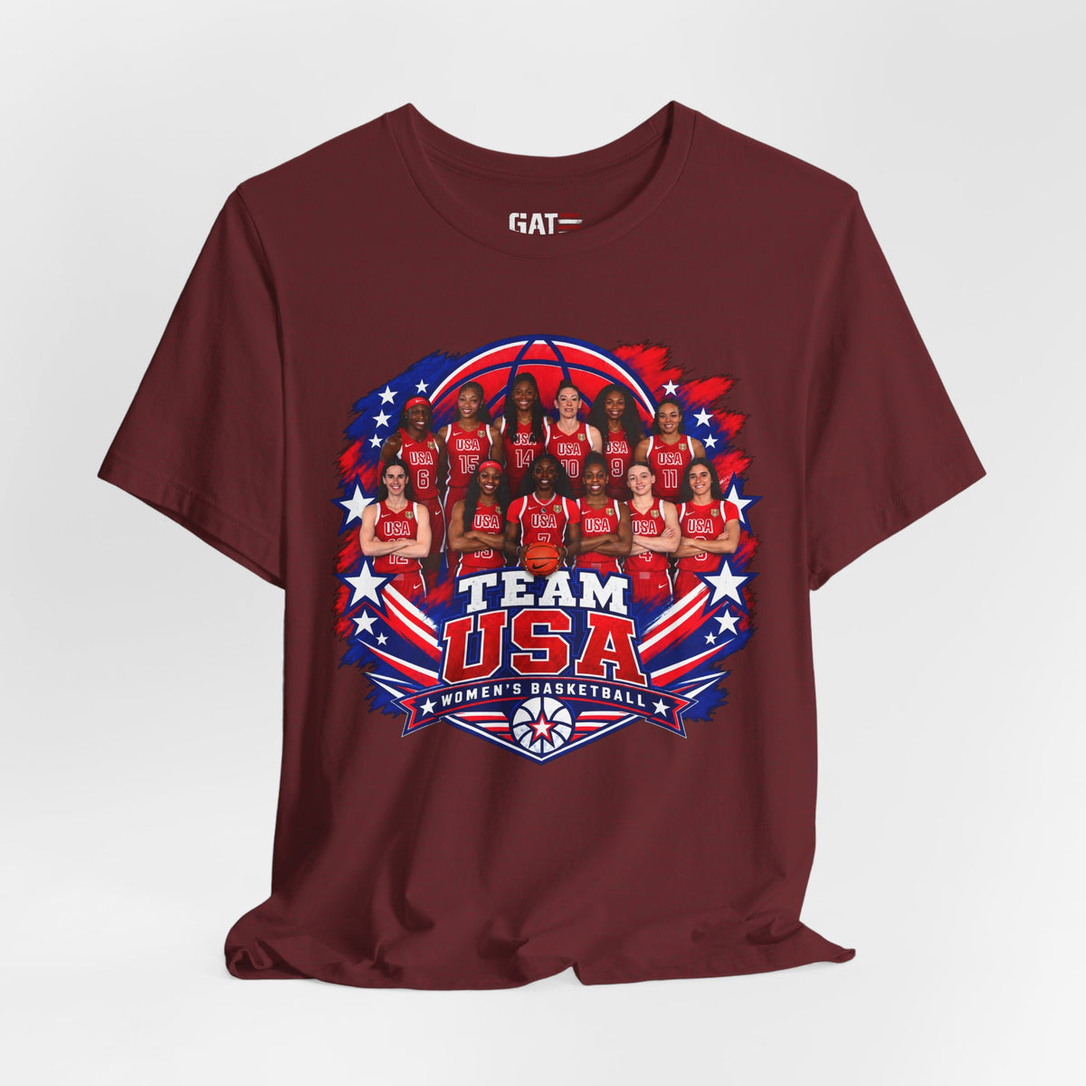 Team USA Women's Basketball Shirt | FIBA Tee 2026 Design 2