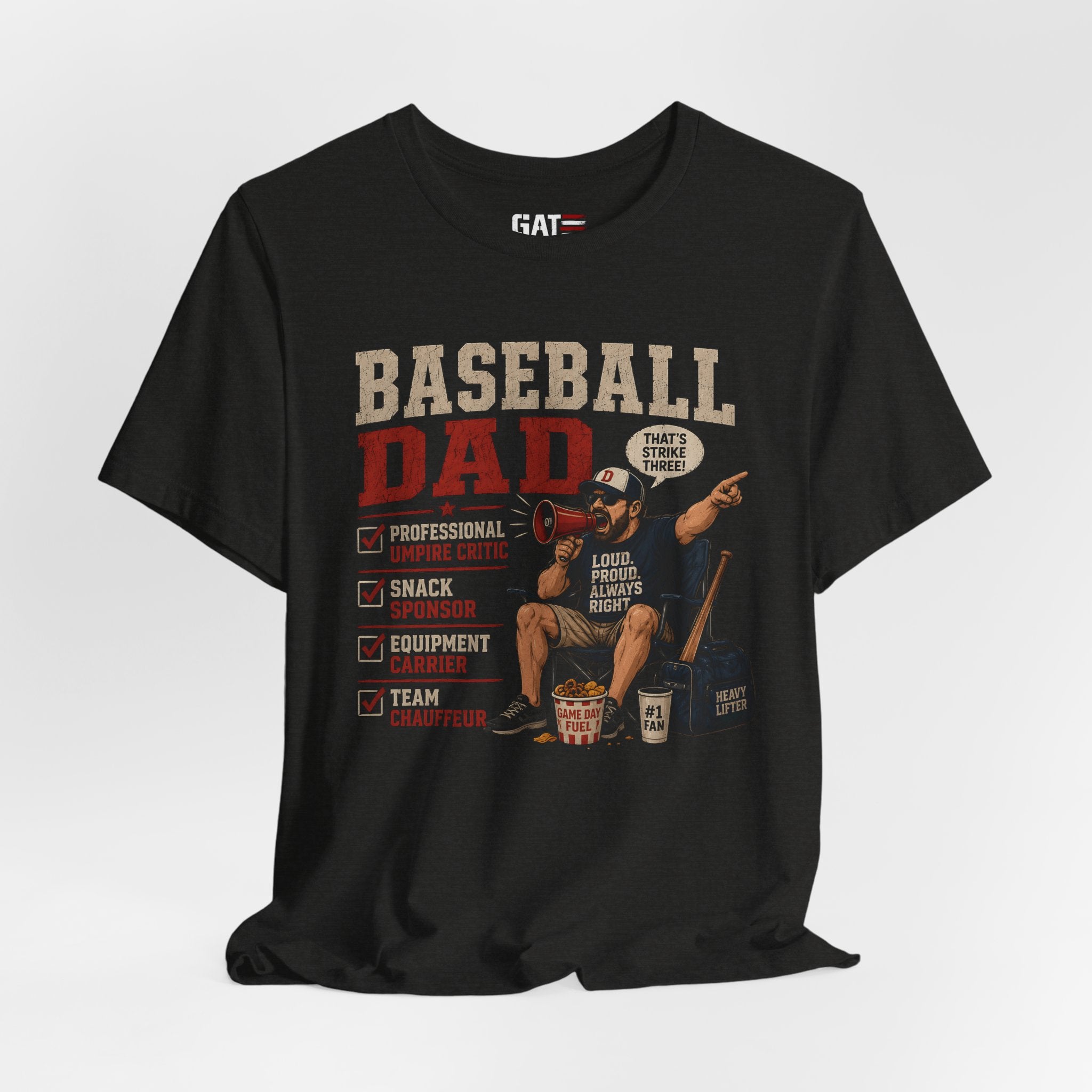 Baseball Dad Shirt, Funny Baseball Dad Gift, Travel Ball Dad Tee, Baseball Parent Shirt, Coach Dad Shirt, Game Day Dad Shirt