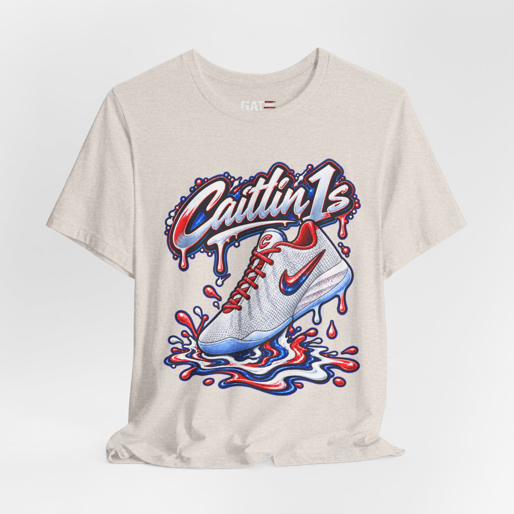 Caitlin Clark Caitlin 1s USA Whites Sneaker Shirt