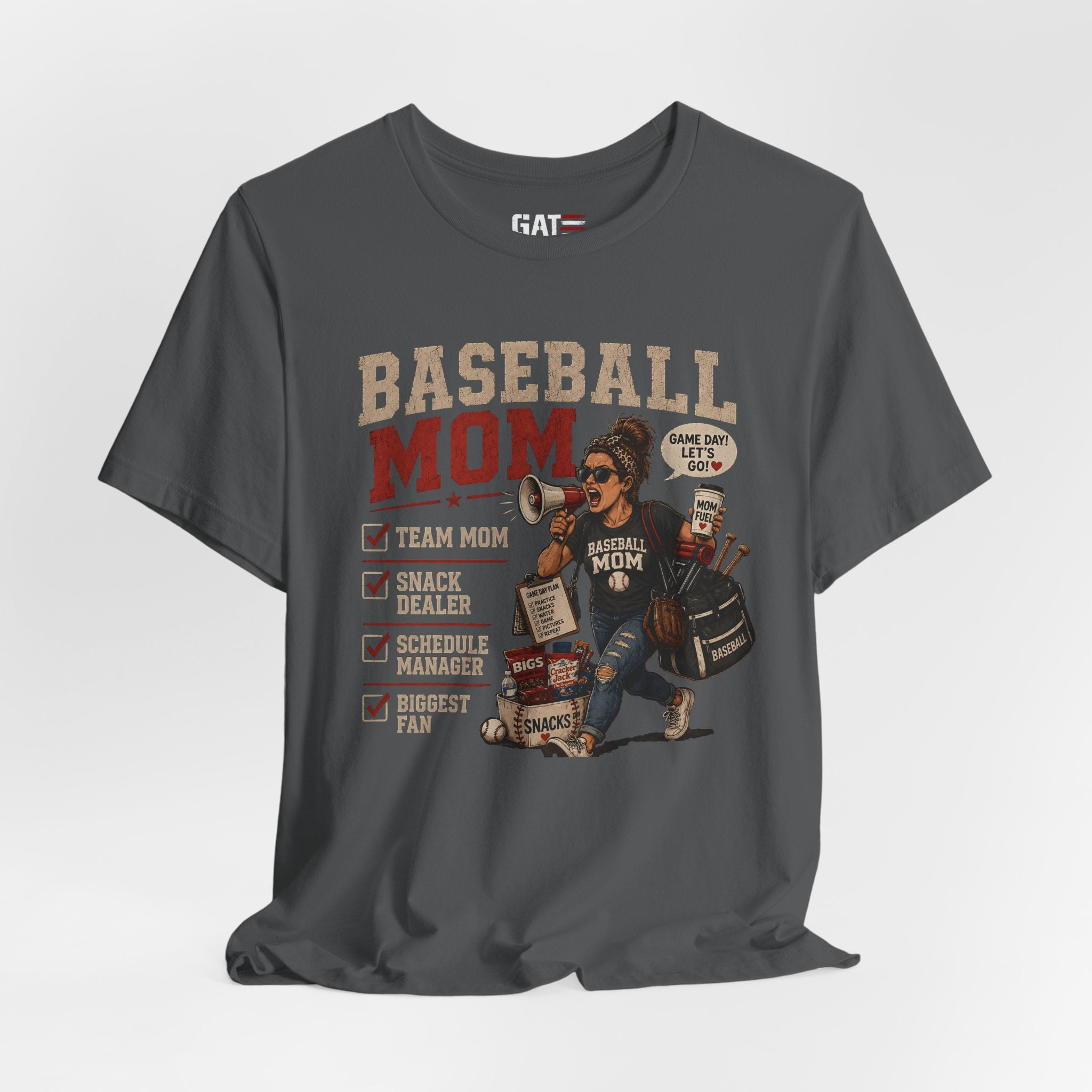 Baseball Mom Shirt, Baseball Mom Gift, Team Mom Shirt, Sports Mom Tee, Game Day Mom Shirt, Baseball Mama Shirt, Snack Dealer, Biggest Fan