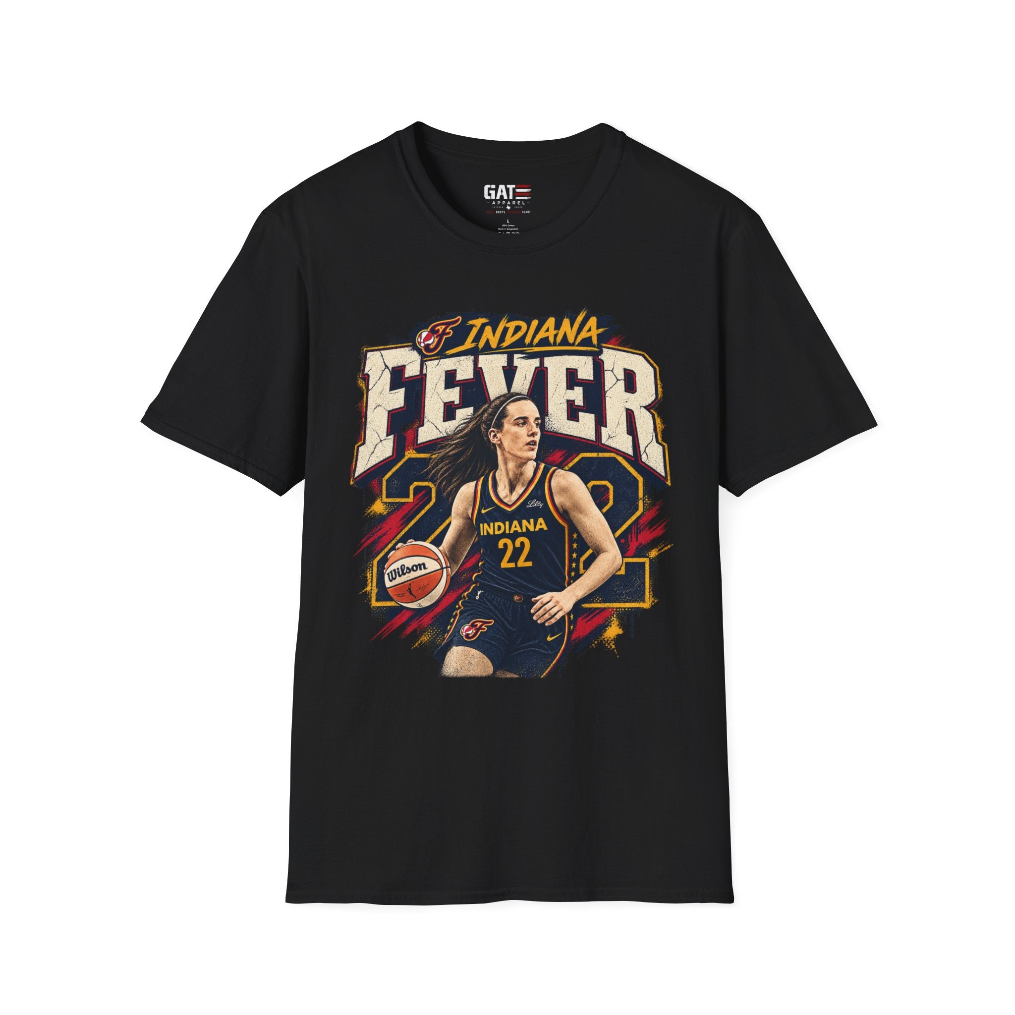 Caitlin Clark Indiana Fever WNBA Basketball Graphic T Shirt Women's Fan Tee