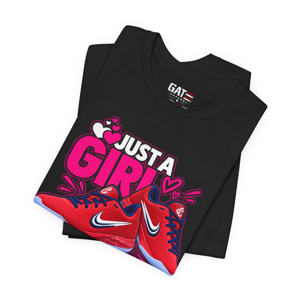 Caitlin Clark Caitlin 1s Just a Girl Sneaker Shirt | Style 2