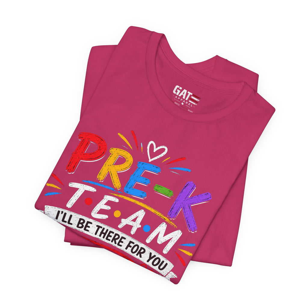 Pre-K Team Tee, Teacher Squad Shirt, Color Dot Inspired Teacher Shirt, Grade Level Team Gift, School Staff Apparel, Friends Theme