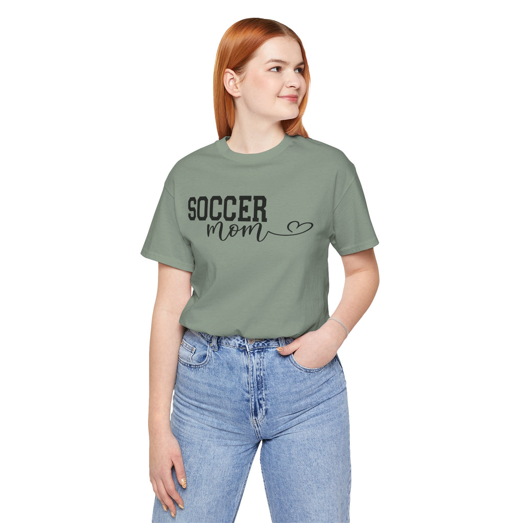 Soccer Mom Tee — Personalized Back Number & Name Soccer Shirt