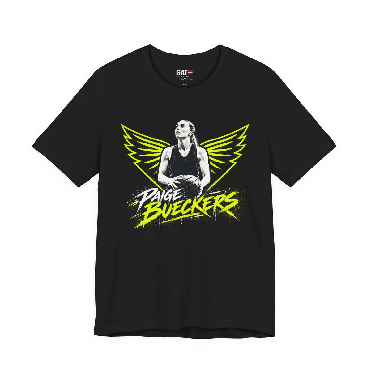 Paige Bueckers wings basketball graphic T-shirt