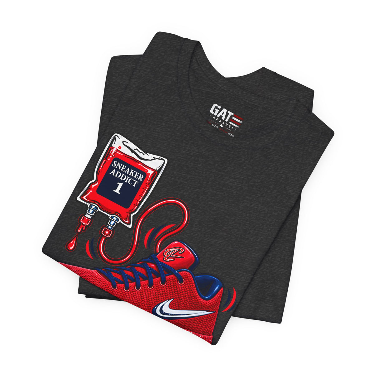 Caitlin Clark Caitlin 1s Addict Red Sneaker Shirt
