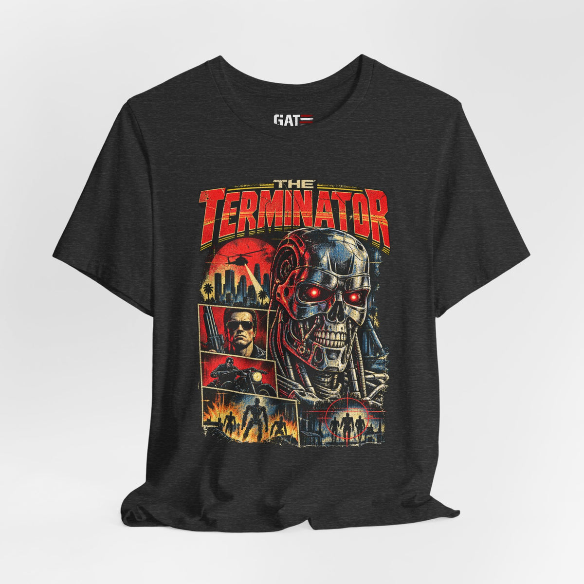 Terminator Shirt | Retro Sci-Fi Robot Movie Graphic Tee