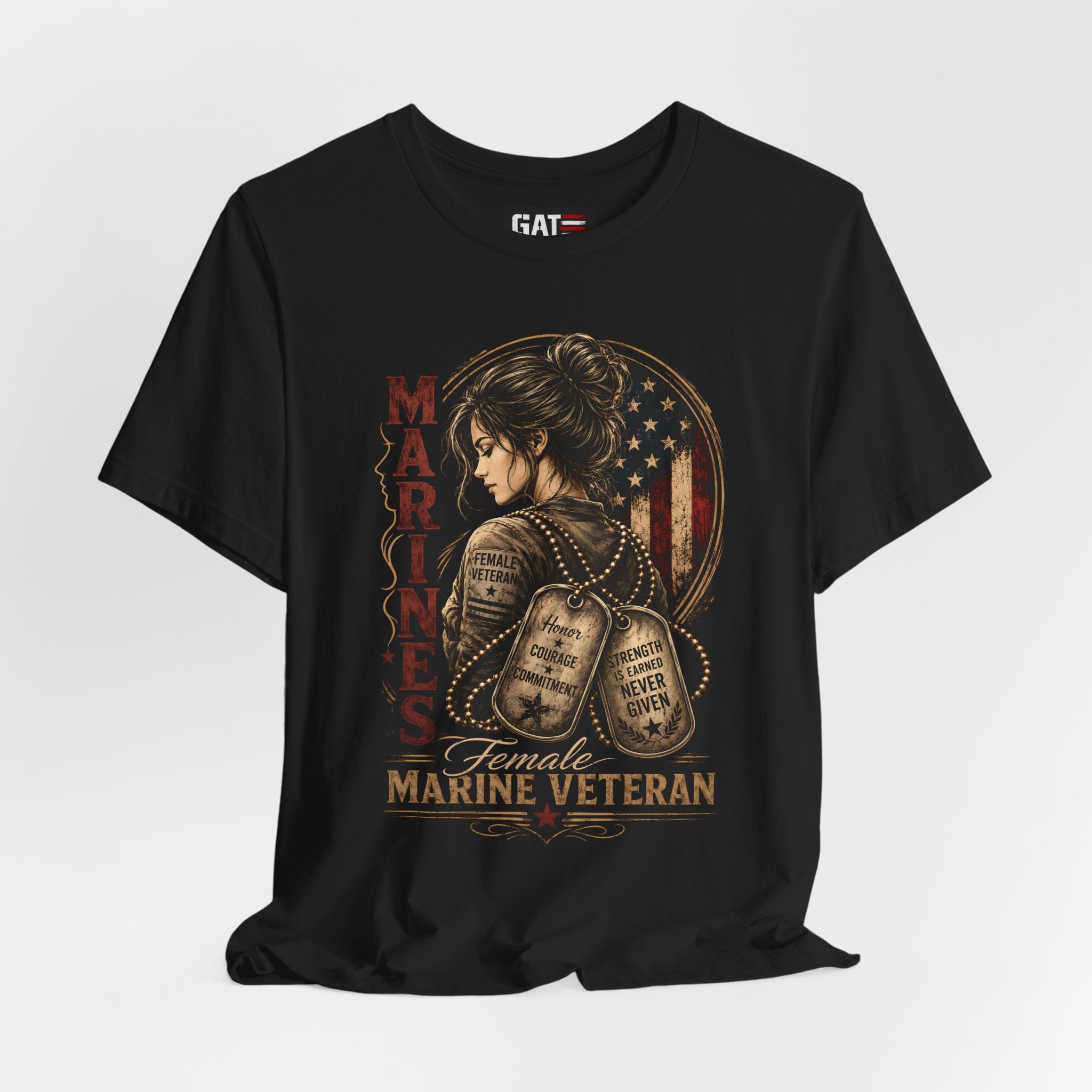 Female Marine Veteran Shirt Women Veteran Tee, Female Veteran Gift, Patriotic Military Shirt Women