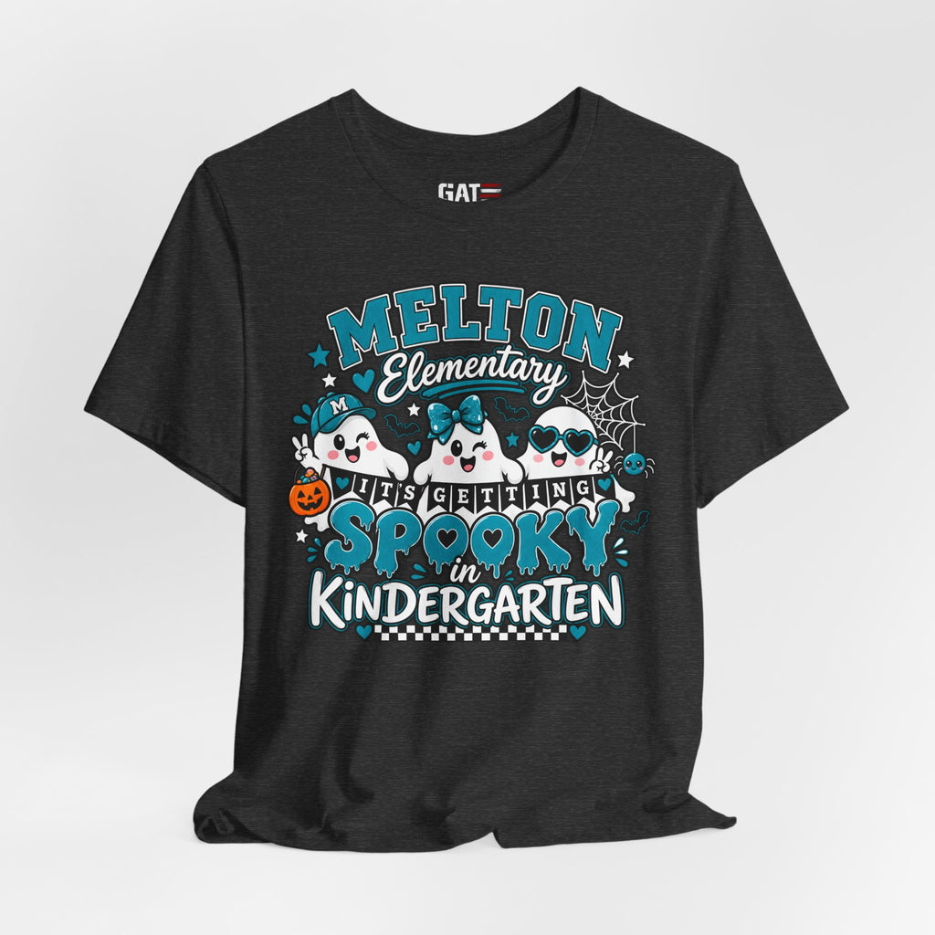 Melton Elementary Spooky Kindergarten Halloween T-Shirt