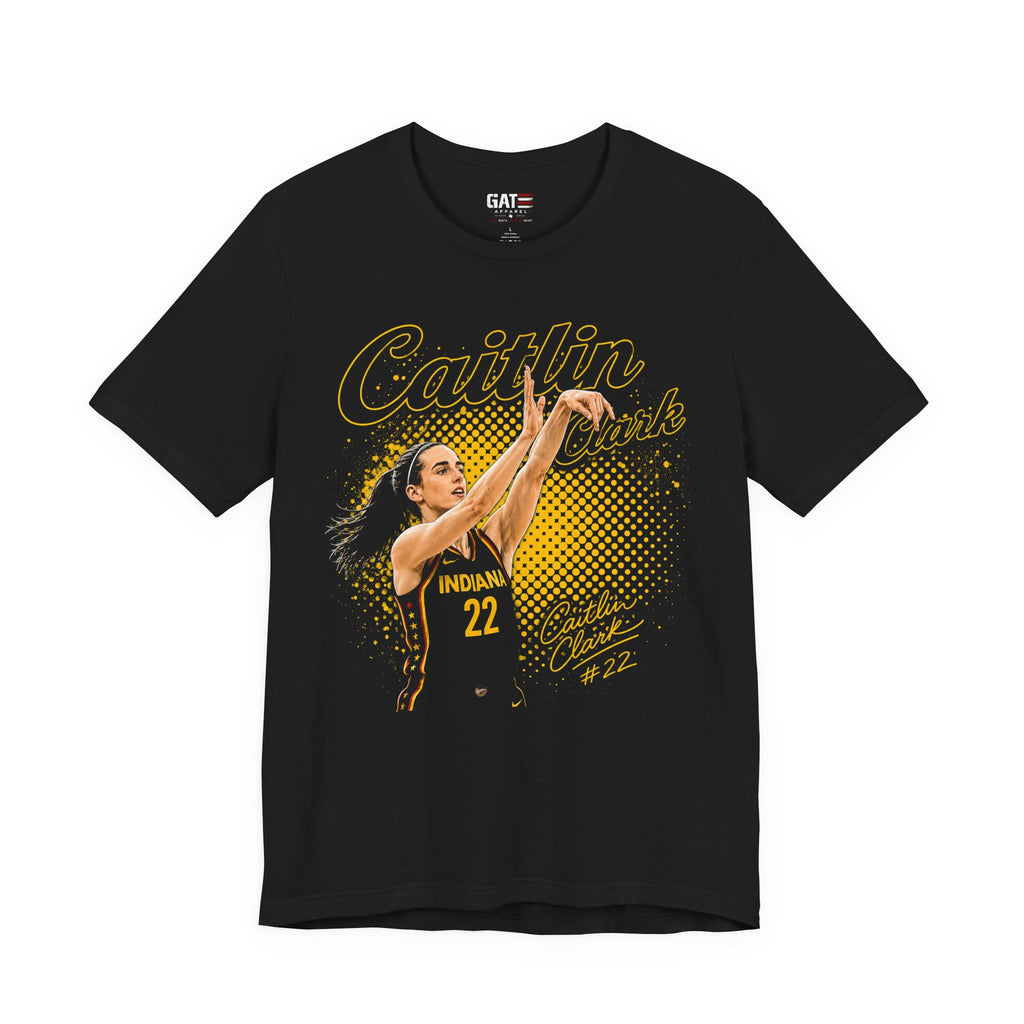 Caitlin Clark Basketball Tee - Indiana #22 Shooter Graphic T-Shirt
