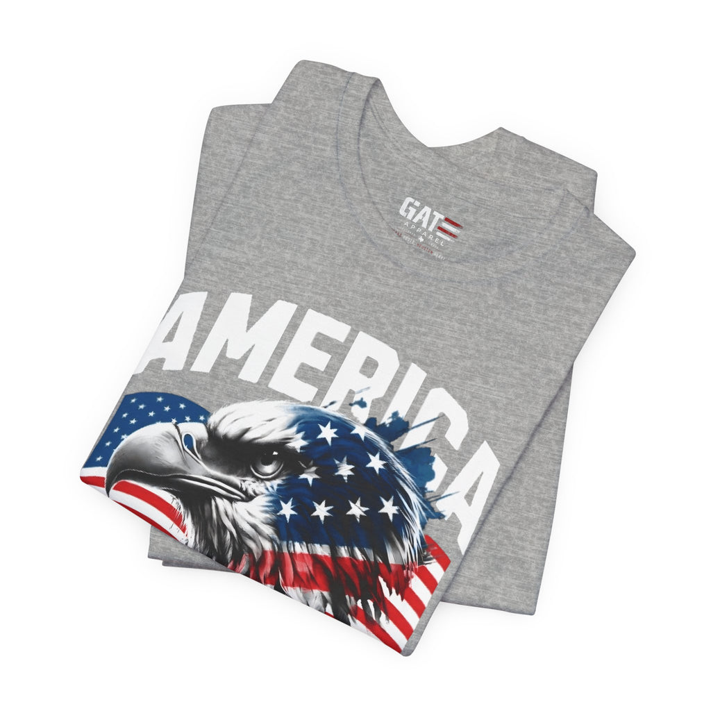 America Independence Day Shirt, Patriotic Eagle Flag Tee, 4th of July Shirt, USA Freedom Graphic T Shirt, American Pride Gift