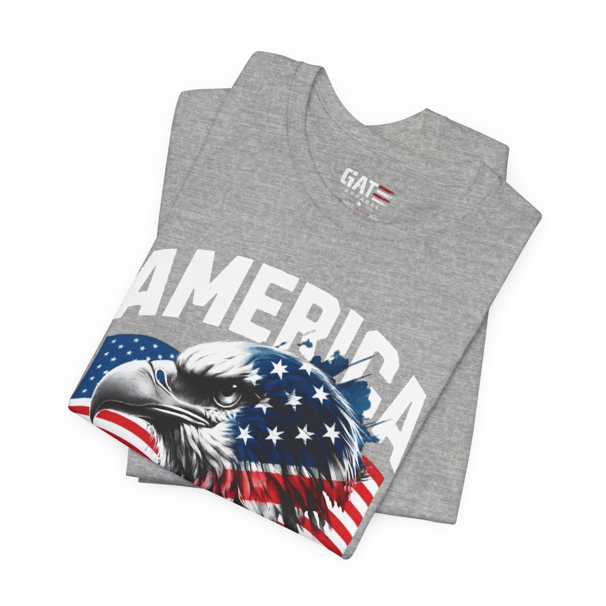 America Independence Day Shirt, Patriotic Eagle Flag Tee, 4th of July Shirt, USA Freedom Graphic T Shirt, American Pride Gift
