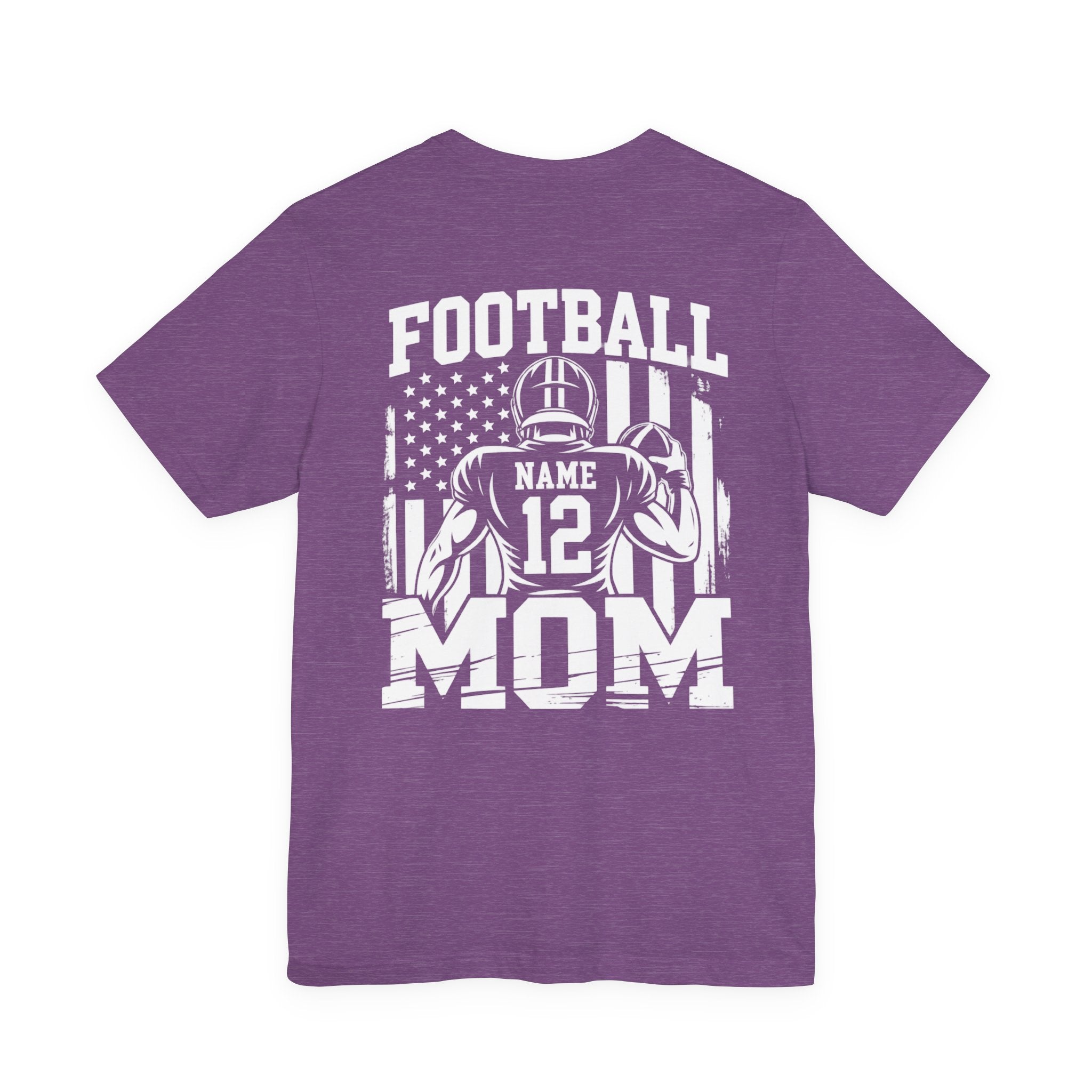 Football Mom Personalized Shirt Custom Player Name Number Game Day Tee