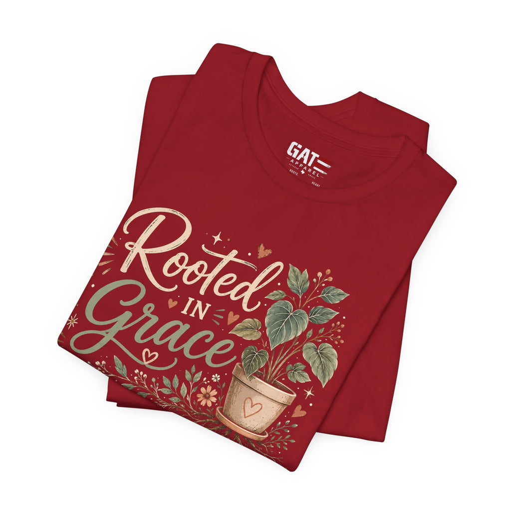 Christian Plant Lover Shirt for Women, Faith Based Gardening Tee, Houseplant Graphic Shirt, Botanical Christian Gift, Plant Mom Apparel
