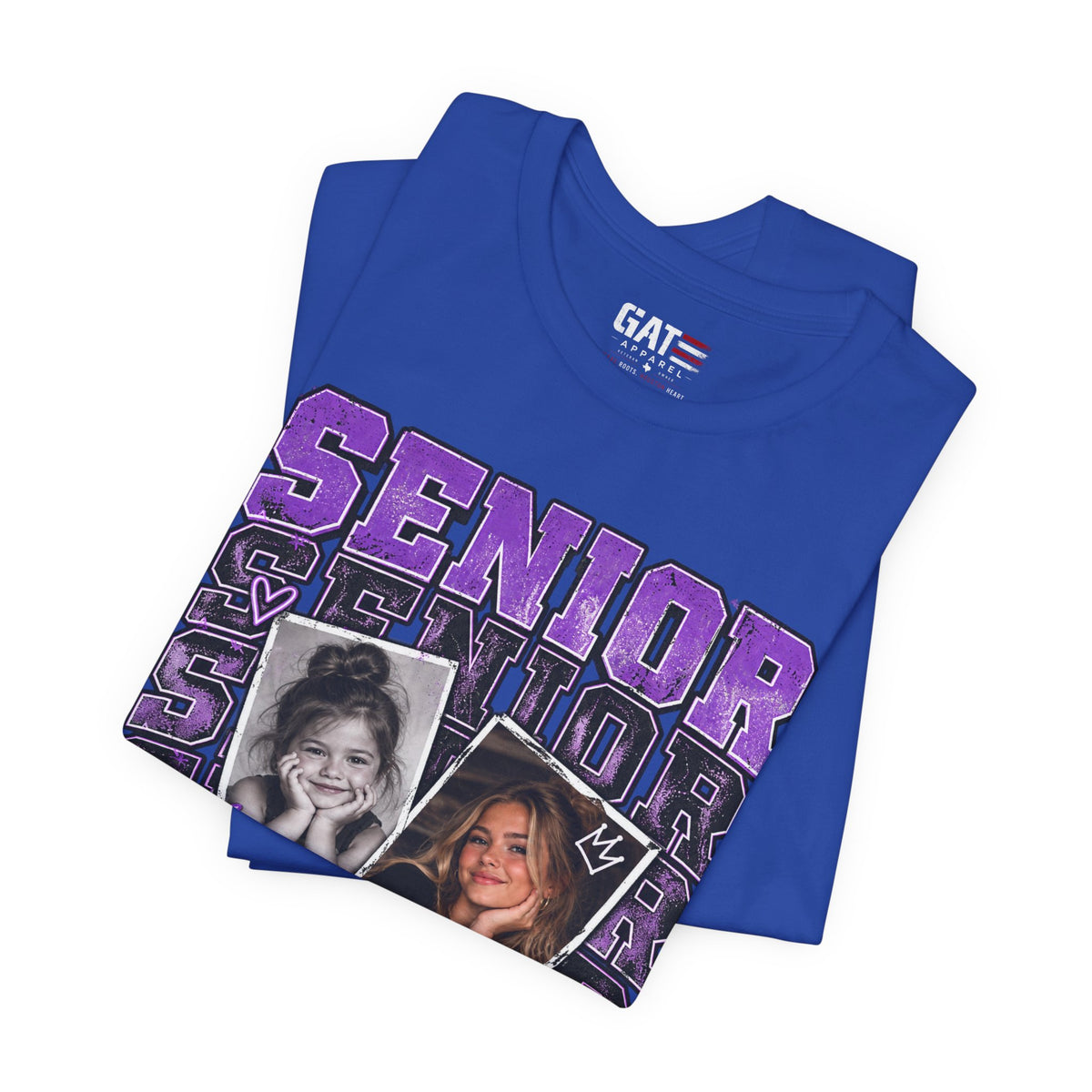 Senior 2027 Then & Now Yearbook Photo Shirt