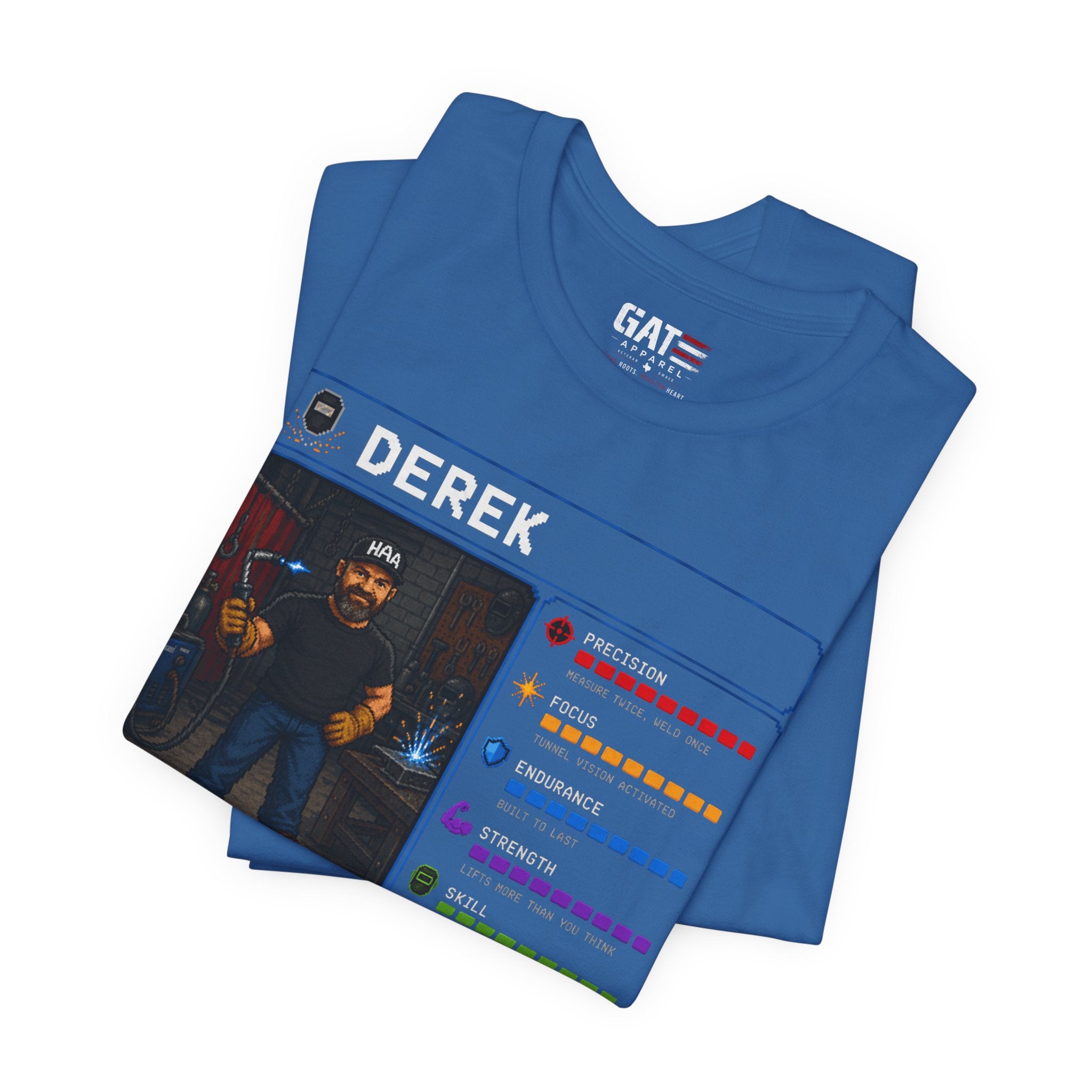 Custom Welder RPG Character Shirt| Personalized Welding Gift