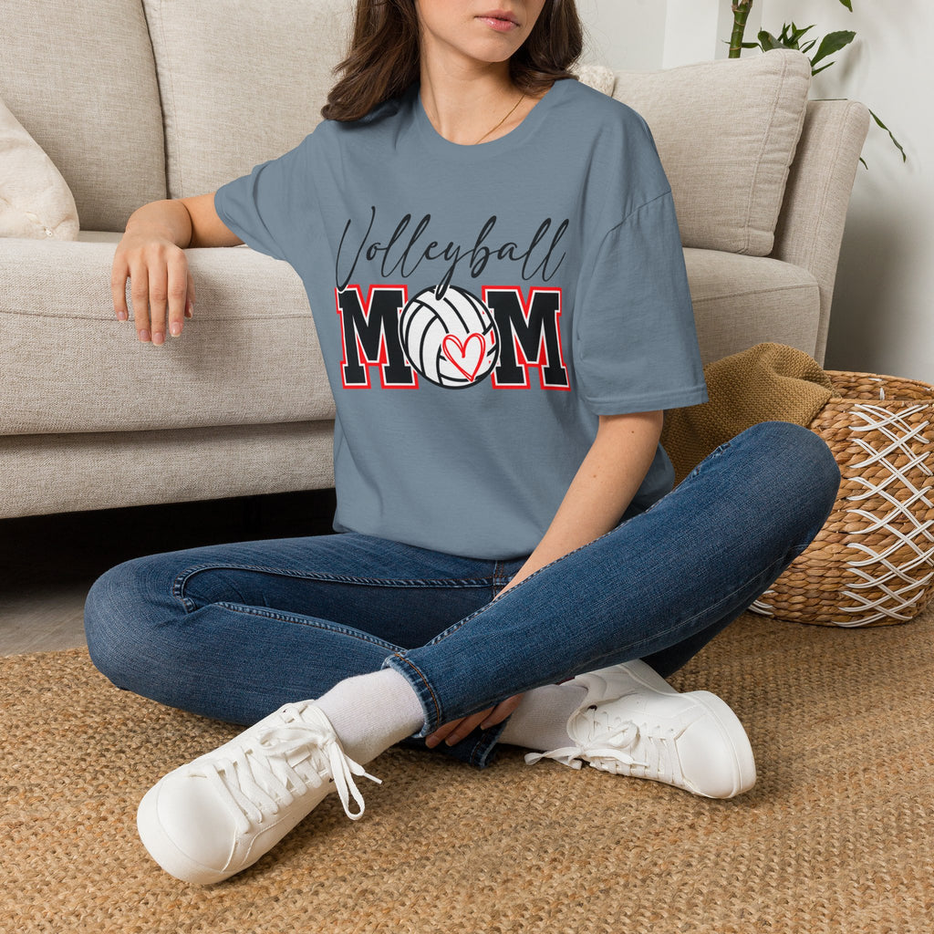 Volleyball Mom T‑Shirt – Custom Name