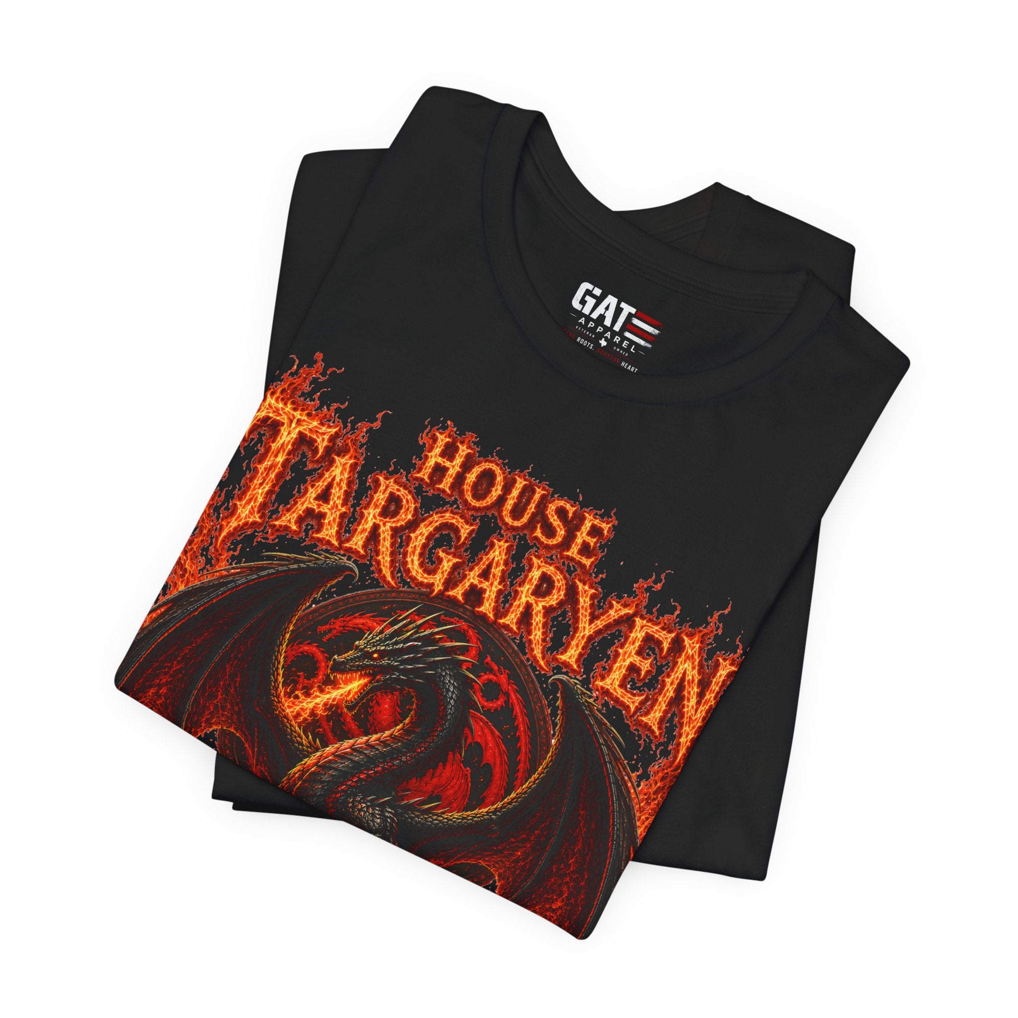 Targaryen Dragon Tee — "House Targaryen: Fire and Blood" Graphic T-Shirt