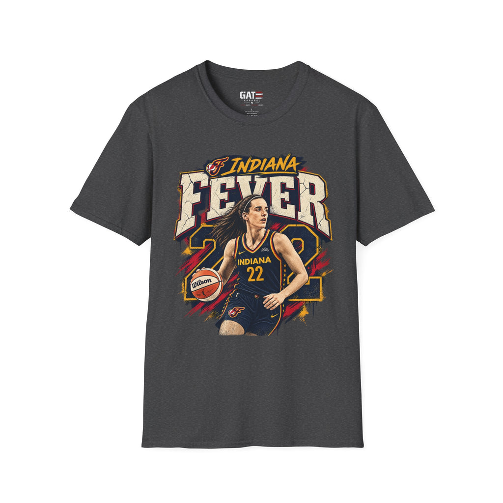 Caitlin Clark Indiana Fever WNBA Basketball Graphic T Shirt Women's Fan Tee