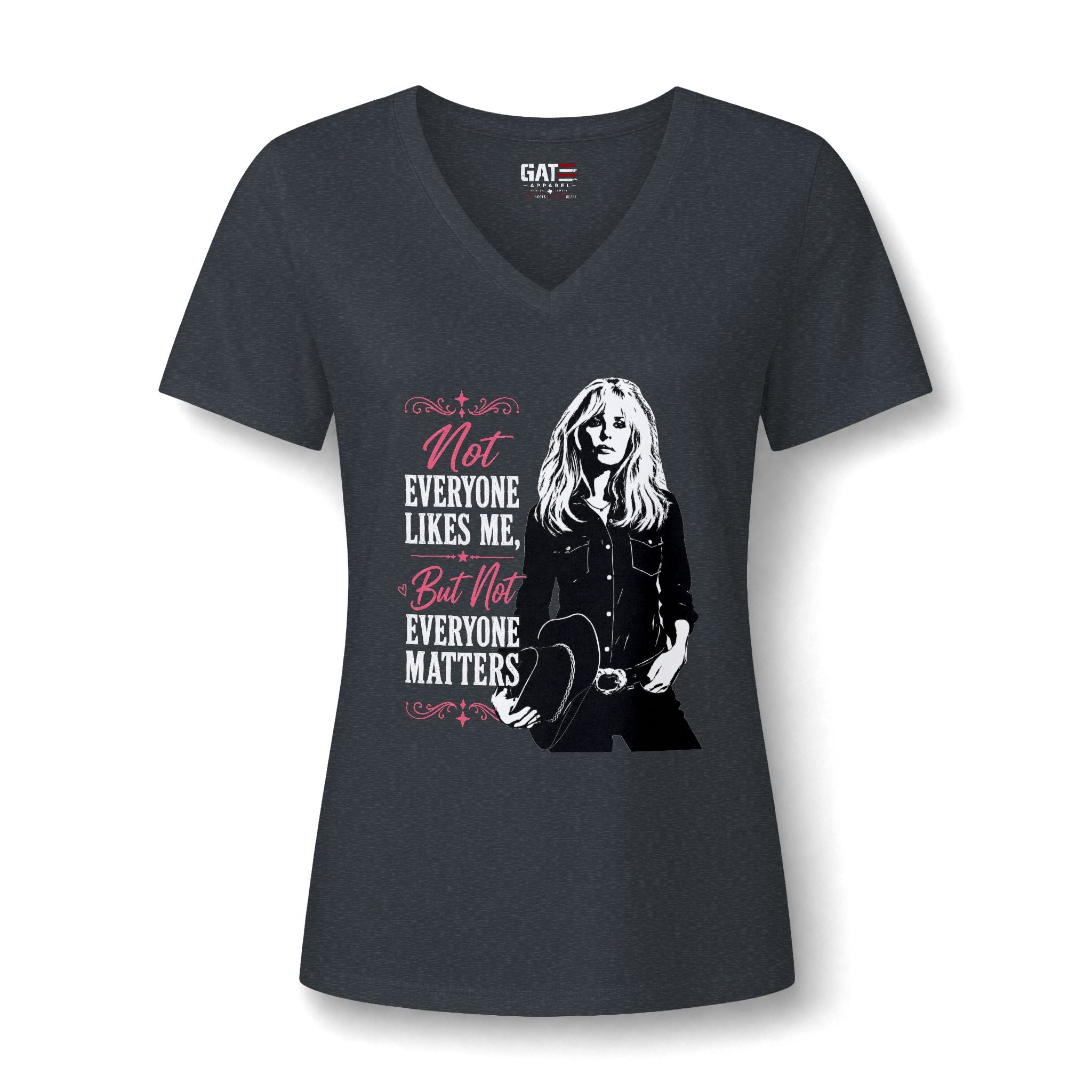 Not Everyone Likes Me, Not Everyone Matters V-Neck Tee