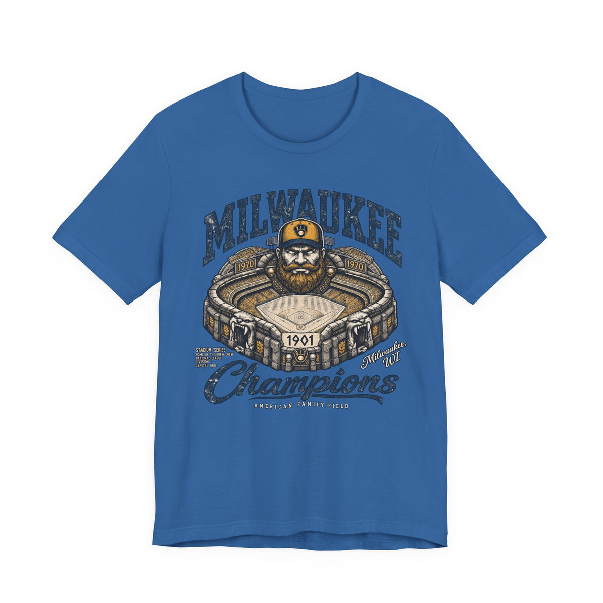 Milwaukee Brewers stadium Champions fan graphic T-shirt - alternate product photo 3