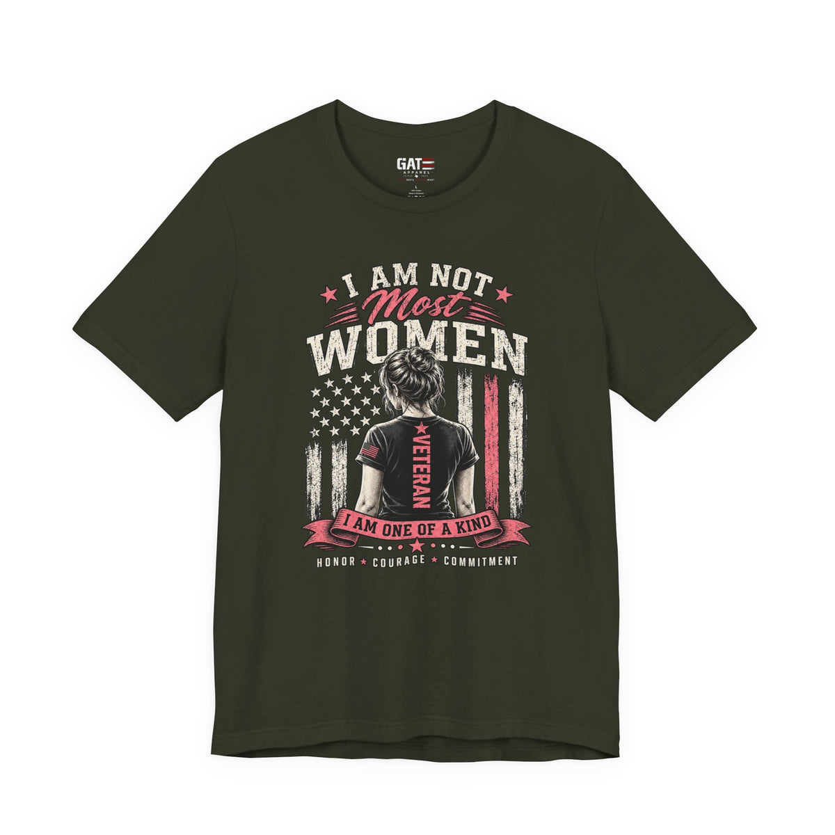 I Am Not Most Women Female Veteran Shirt | Military Tee
