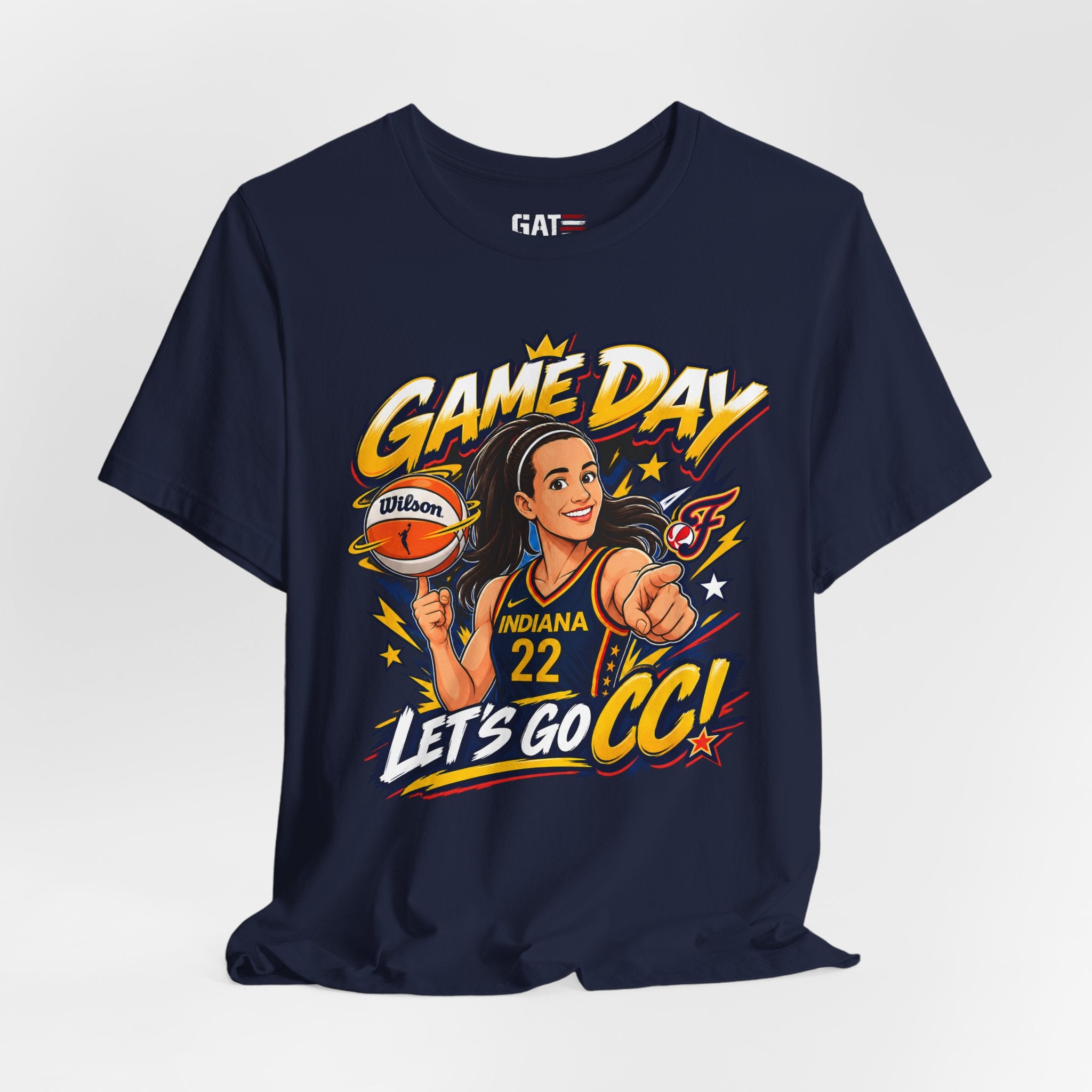 Caitlin Clark Indiana Fever #22 T-Shirt Fever Up WNBA Basketball Graphic Tee