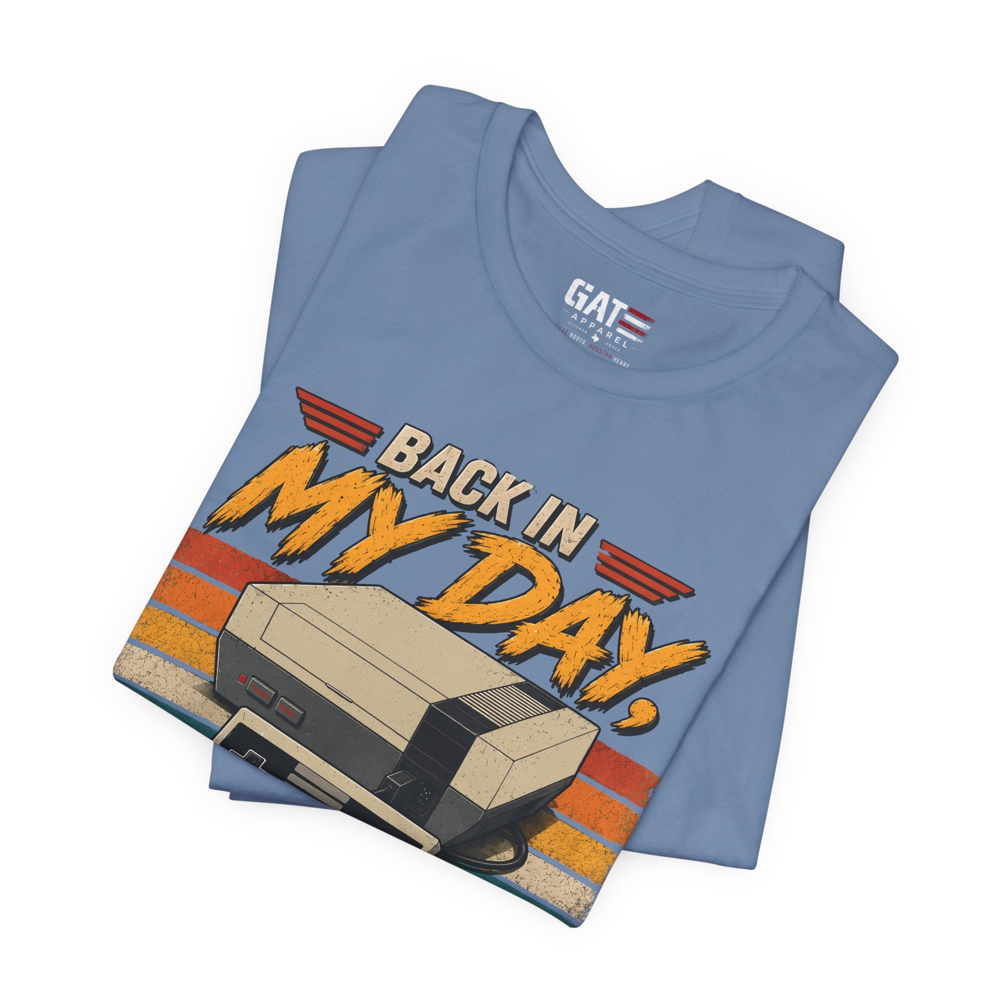 Funny Retro Gamer Shirt, Back In My Day We Didn't Have A Save Option, Vintage Gaming T Shirt, Old School Gamer Gift, Video Game Tee