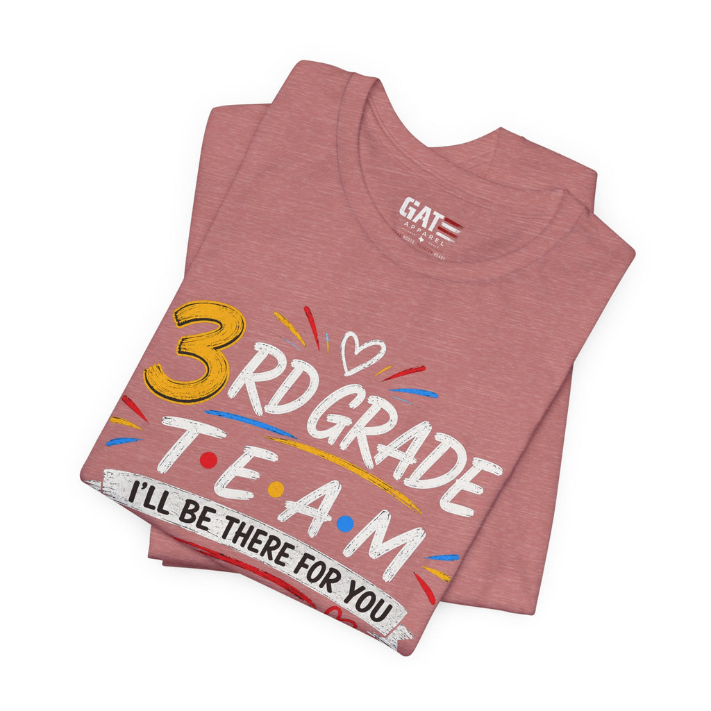 3rd Grade Team Tee, Teacher Squad Shirt, Color Dot Inspired Teacher Shirt, Grade Level Team Gift, School Staff Apparel, Friends Theme