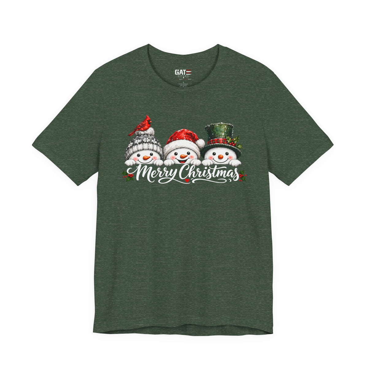Merry Christmas Snowman Shirt - product mockup view 2