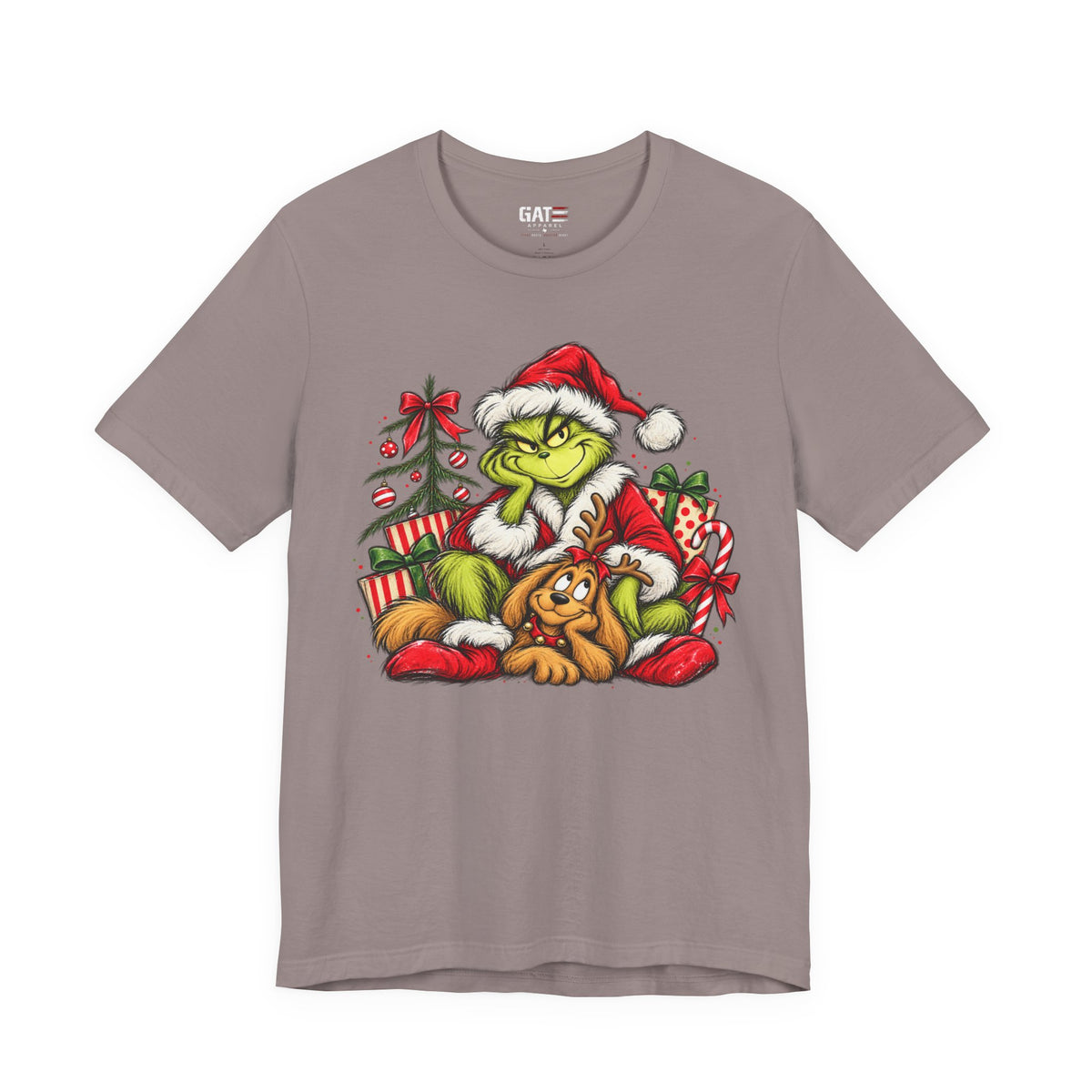 Grinch Christmas Graphic T-Shirt - product mockup view 9