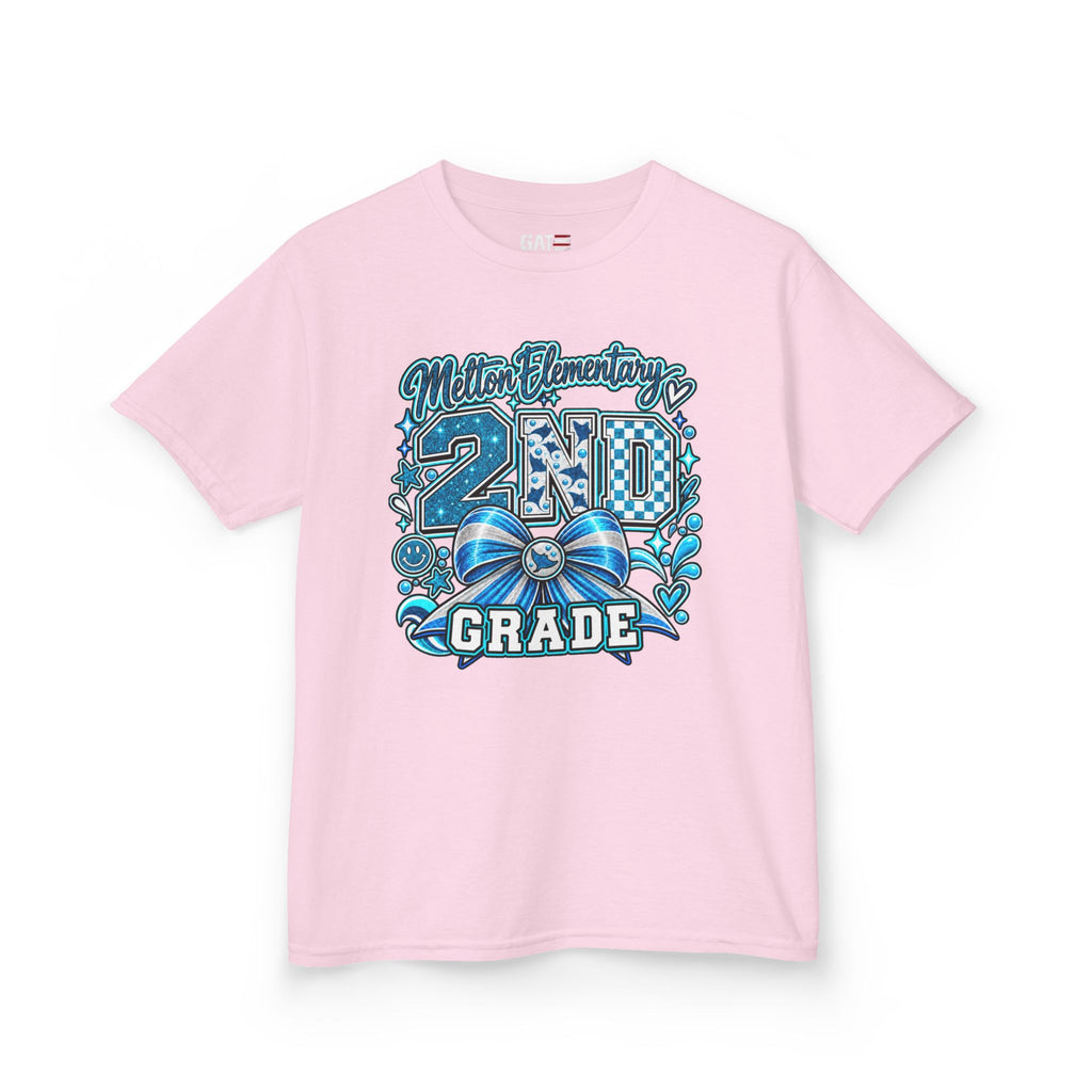 Melton 2nd Grade Kids T‑Shirt — Ribbon Design