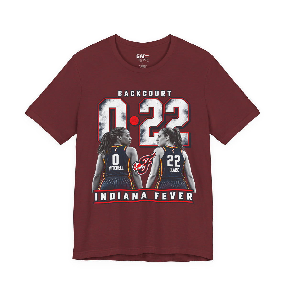 Caitlin Clark & Kelsey Mitchell Backcourt Shirt | Indiana Fever WNBA