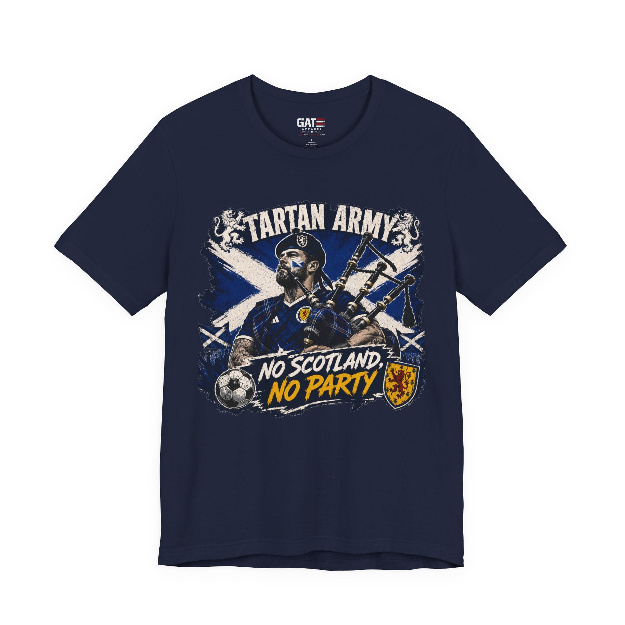 Scotland World Cup Soccer Shirt, Tartan Army Fan Tee, No Scotland No Party Shirt, Scottish Football Supporter Gift
