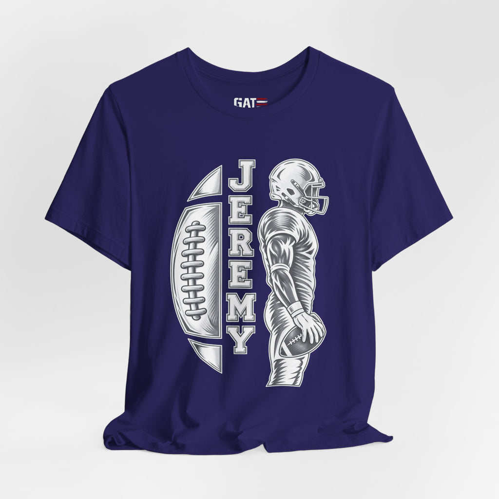 Football Mom Personalized Shirt Custom Player Name Number Game Day Tee
