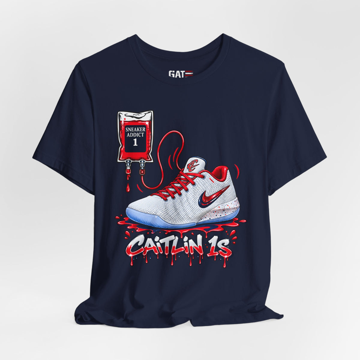Caitlin Clark Caitlin 1s Addict Whites Sneaker Shirt