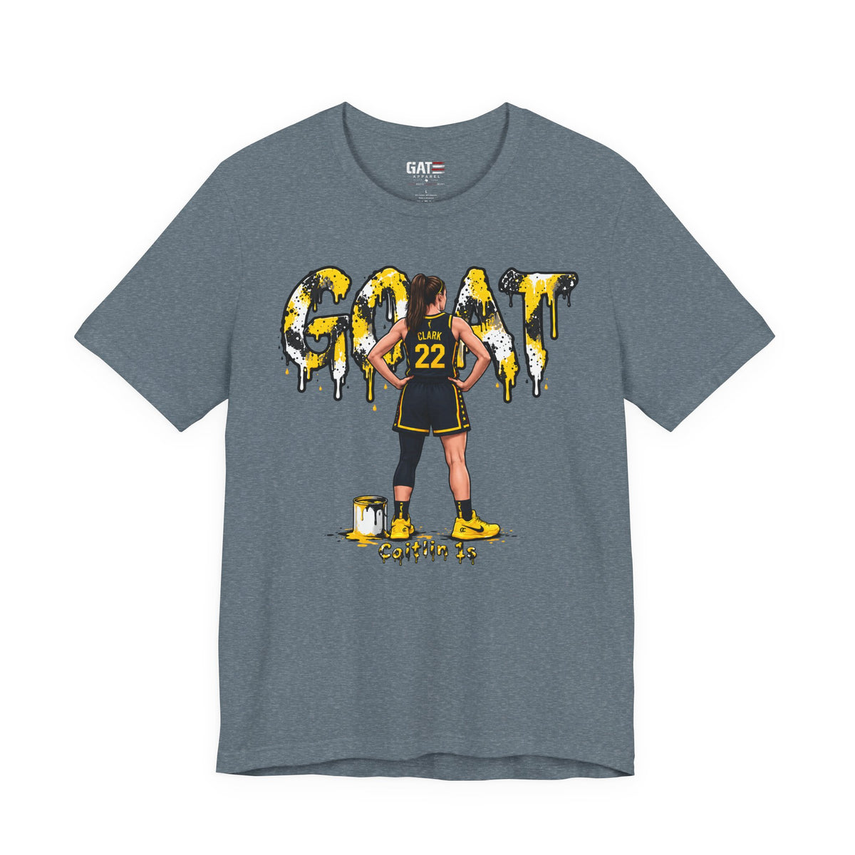 Caitlin Clark Caitlin 1s GOAT Yellow Sneaker Shirt