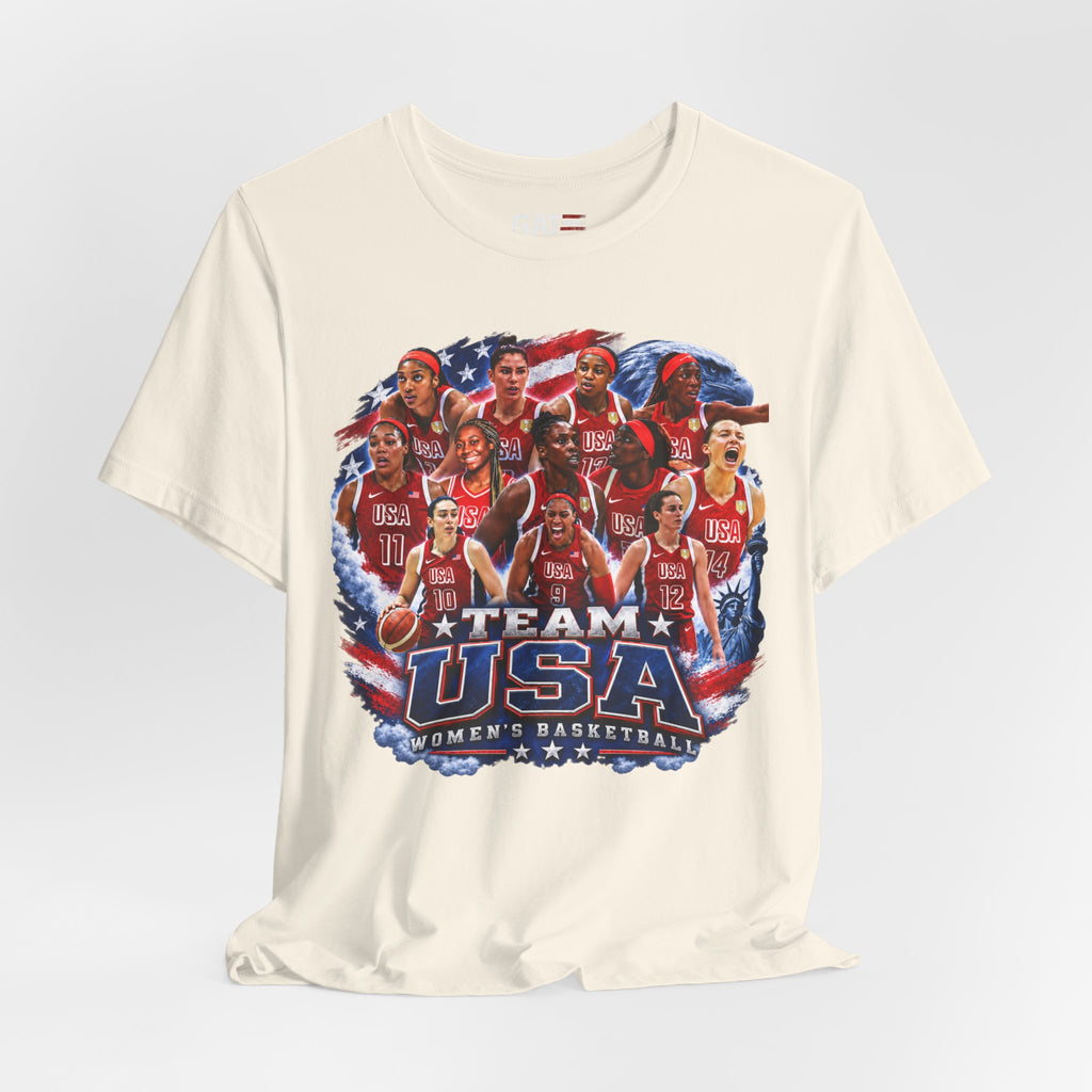 Team USA Women's Basketball Shirt | FIBA Tee 2026 Design 3