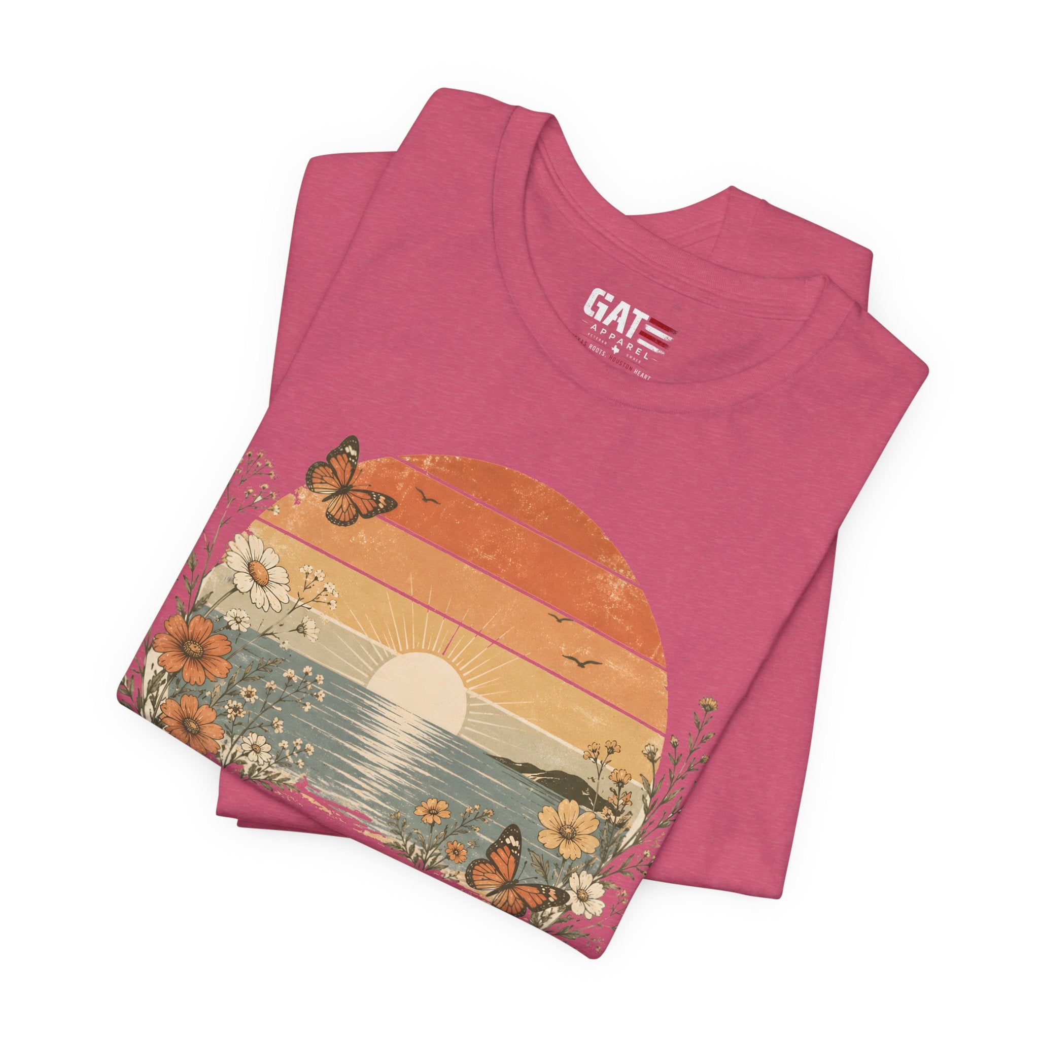 Du Bist Gut Genug Shirt, Viral German Meme Tee, You Are Good Enough Shirt, Butterfly Floral Sunset Aesthetic Tee