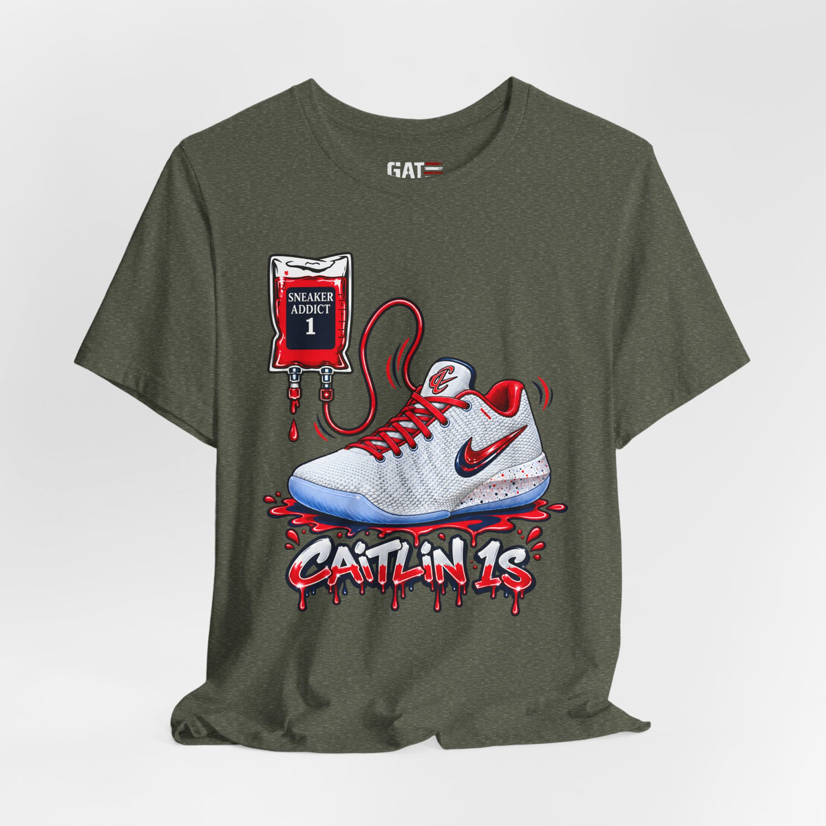 Caitlin Clark Caitlin 1s Addict Whites Sneaker Shirt