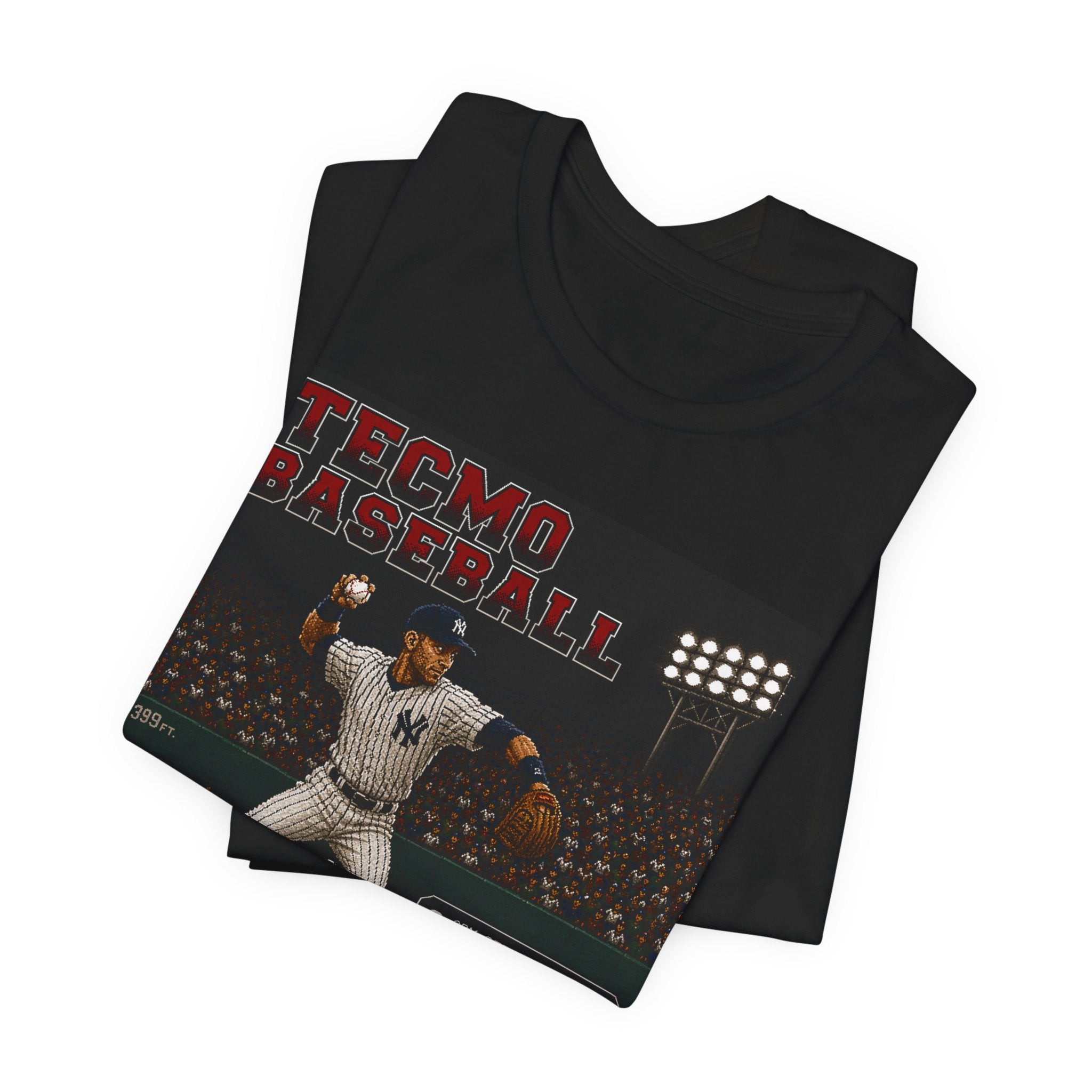 Custom Tecmo Baseball Shirt Personalized Player Tee Retro 8 Bit Baseball Shirt Vintage Video Game Style Gift