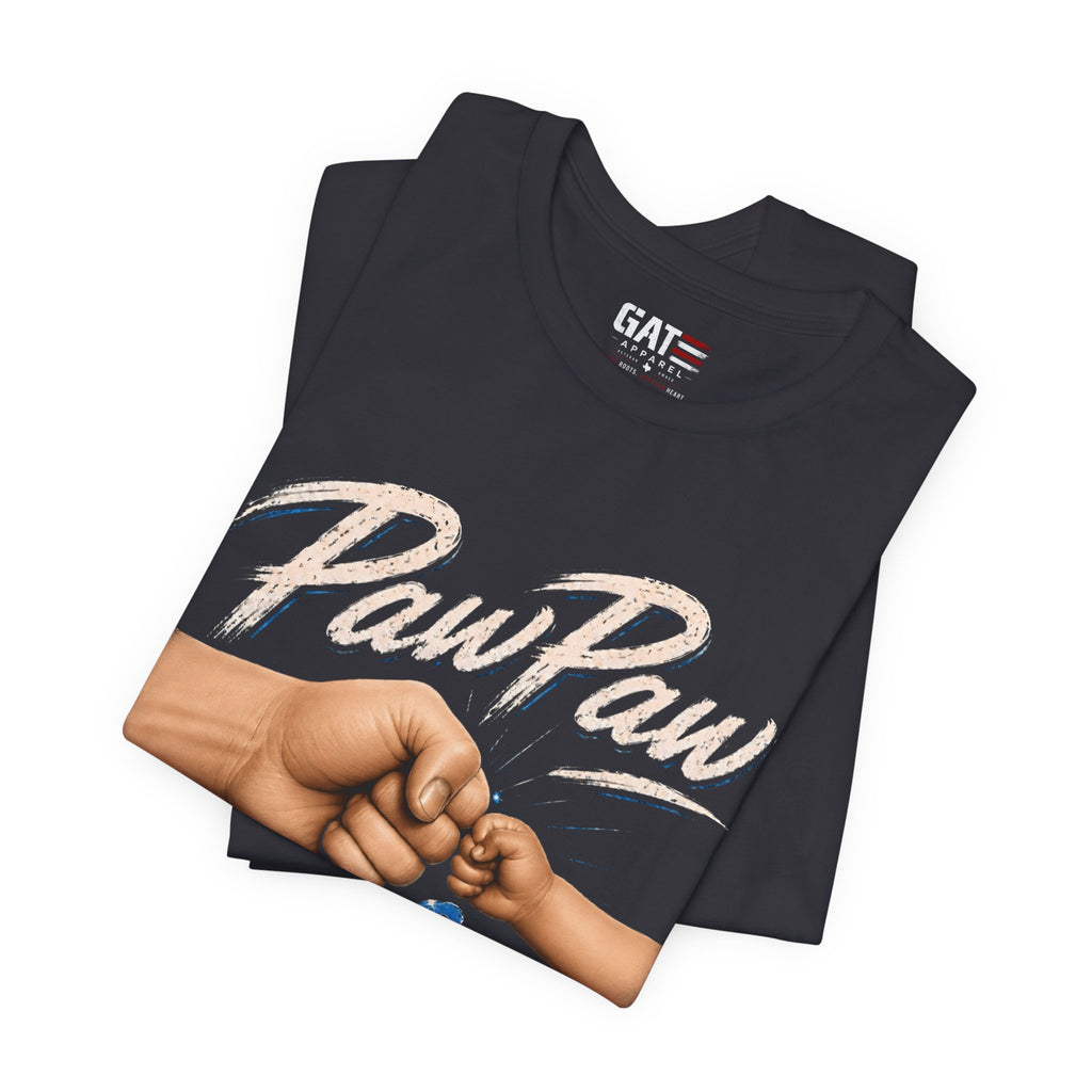 PawPaw Life Style 4 fist bump T-Shirt | Grandfather Papa family tee