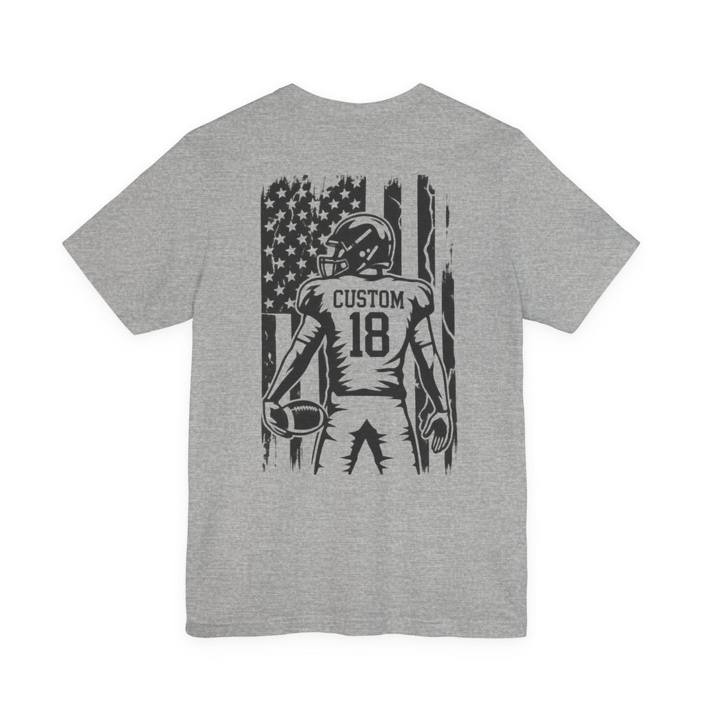 Football Mom Personalized Shirt Custom Player Name Number Player Game Day Tee