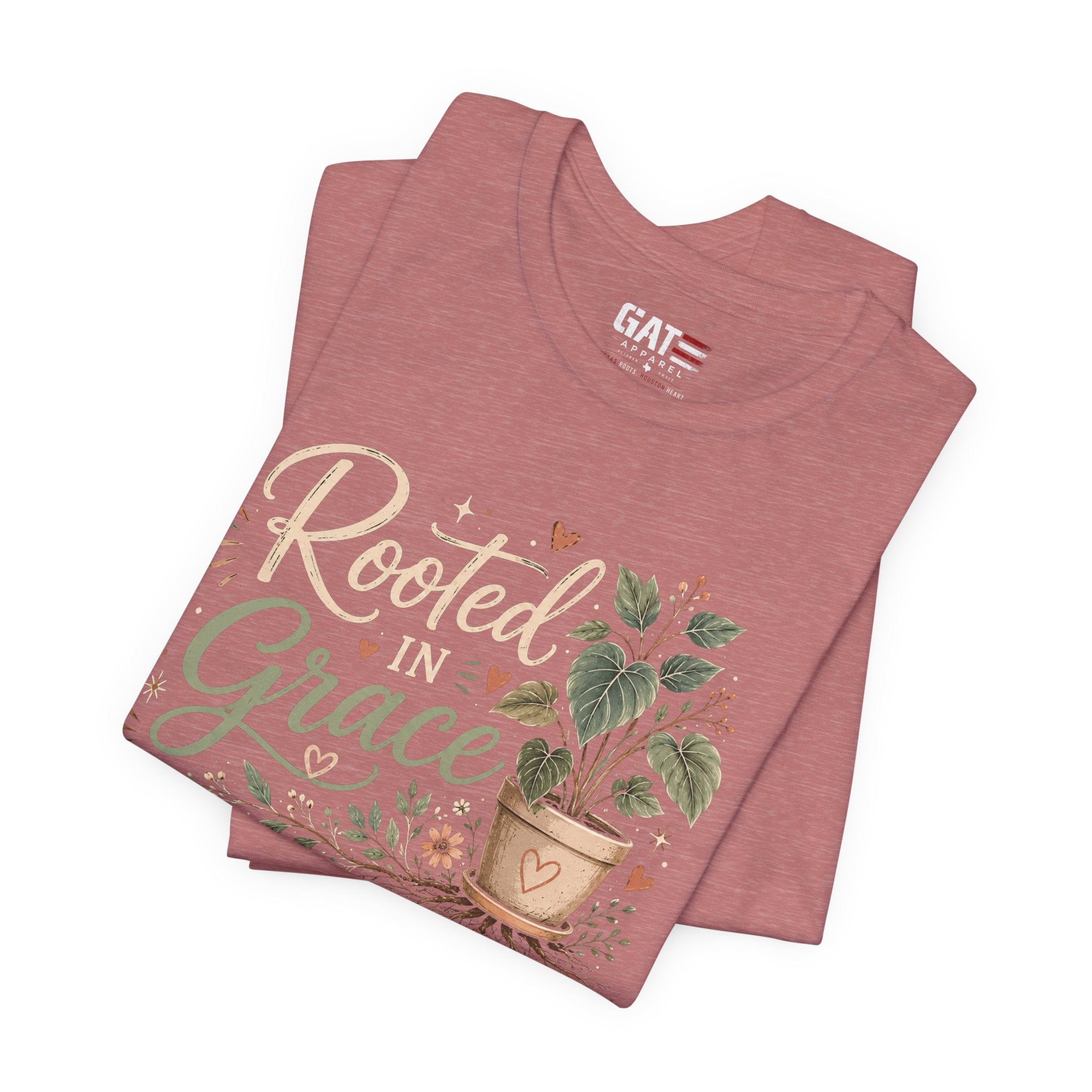 Christian Plant Lover Shirt for Women, Faith Based Gardening Tee, Houseplant Graphic Shirt, Botanical Christian Gift, Plant Mom Apparel