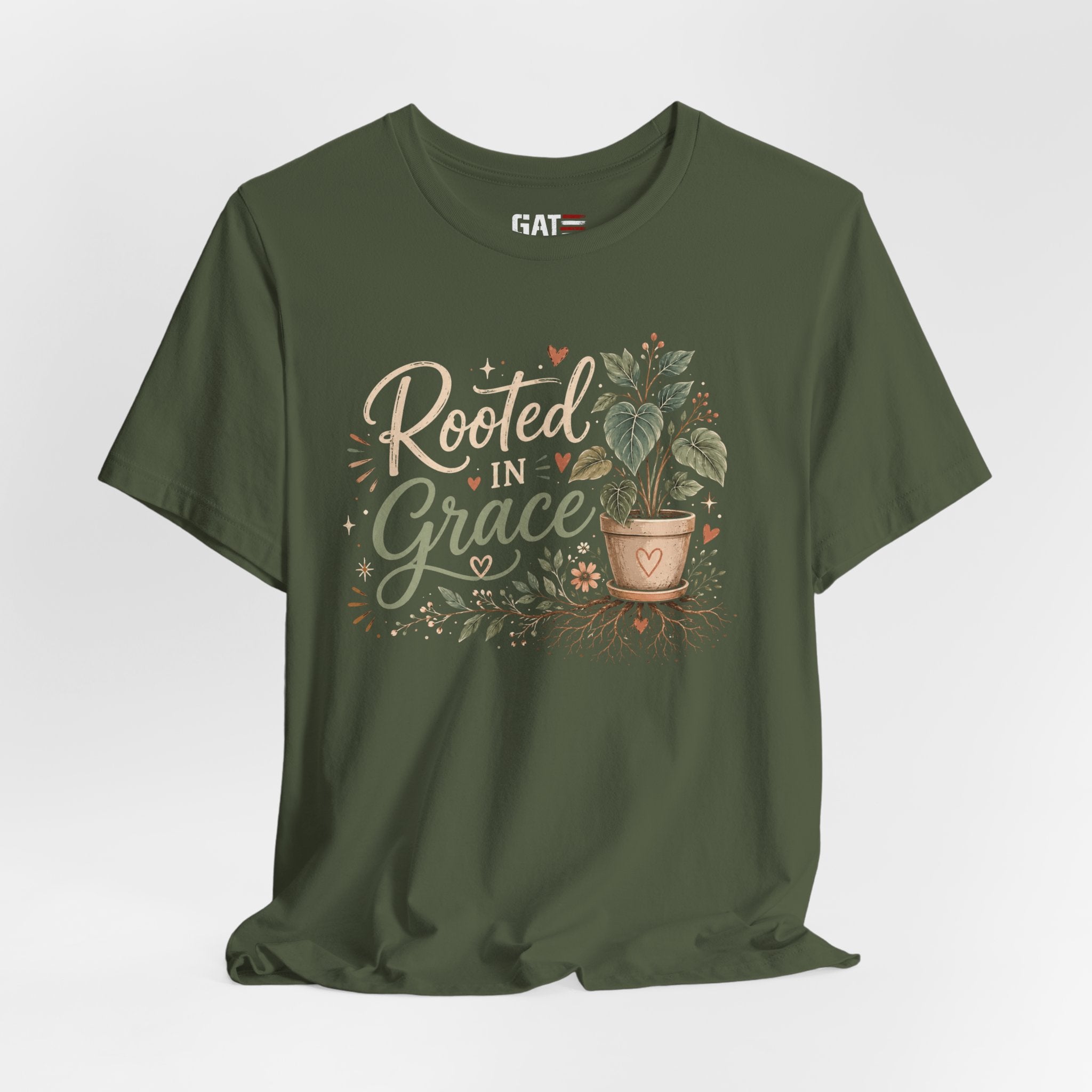 Christian Plant Lover Shirt for Women, Faith Based Gardening Tee, Houseplant Graphic Shirt, Botanical Christian Gift, Plant Mom Apparel