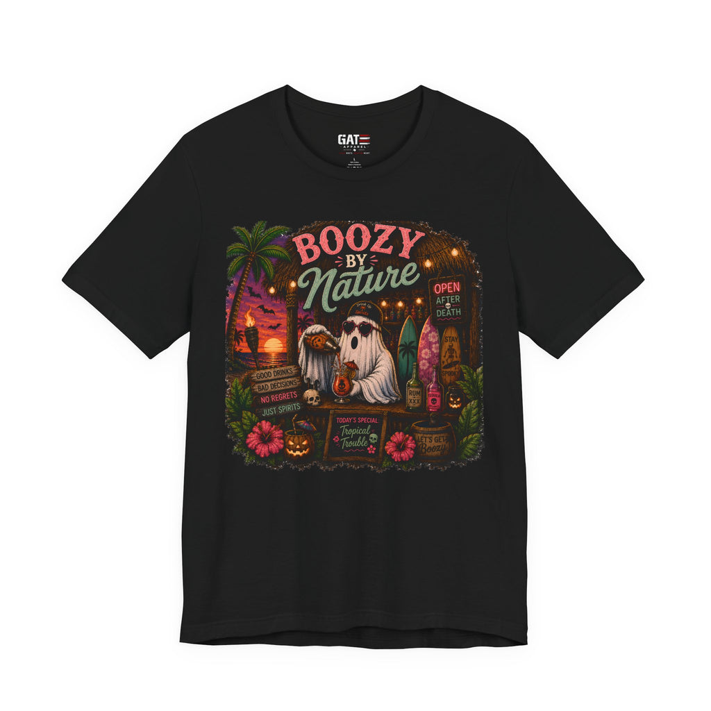 Summerween Shirt, Spooky Beach Shirt, Ghost Beach Tee, Halloween Beach Shirt, Coastal Halloween Tee, Tropical Ghost Shirt