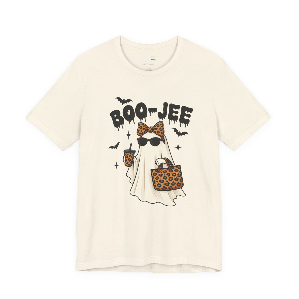 Boo-jee Ghost Shirt | Leopard Halloween Graphic Tee
